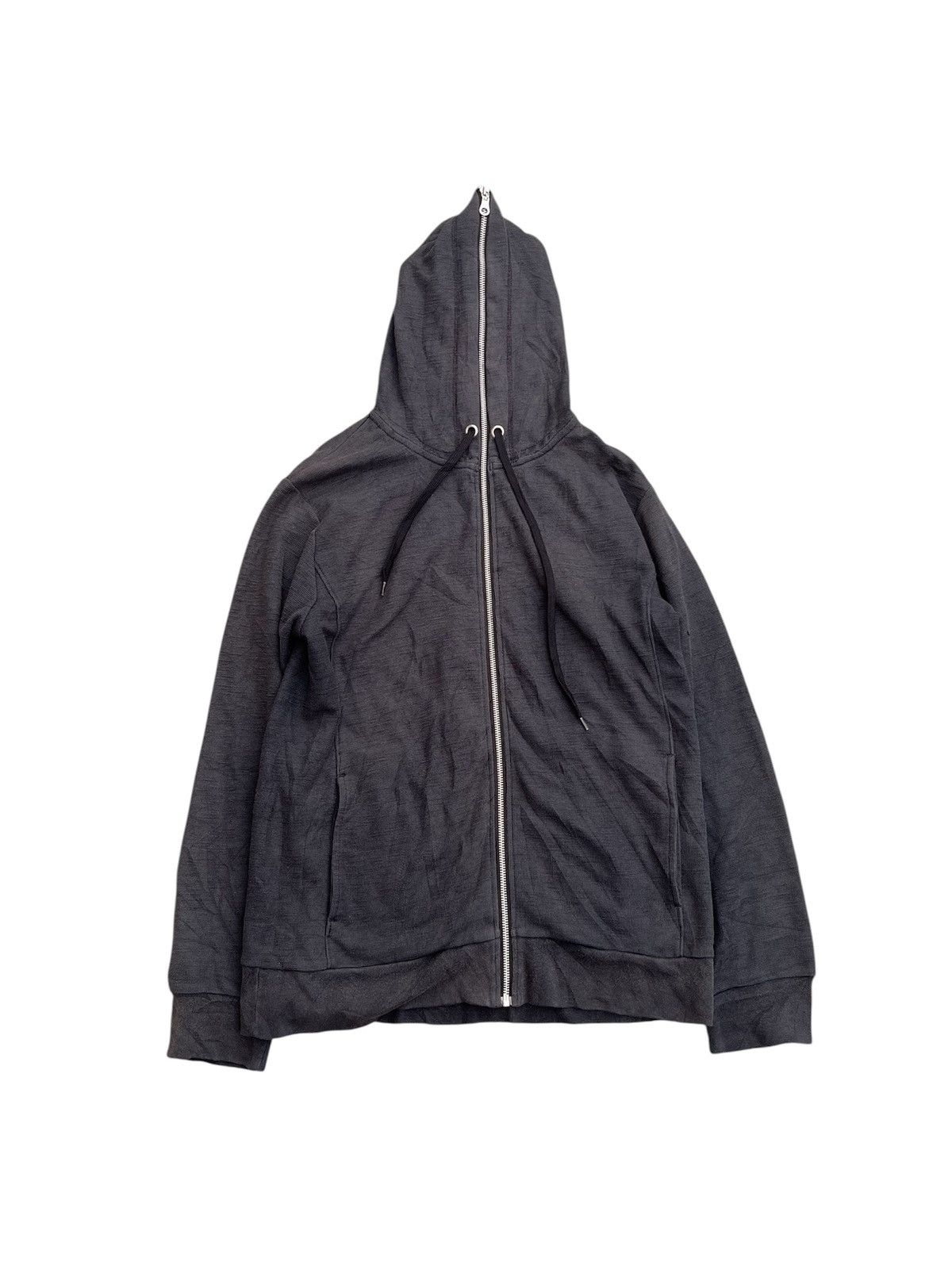 JAPANESE URBAN COLLE GOHTIC FULL ZIPER HOODIE LGB PUNK RICK