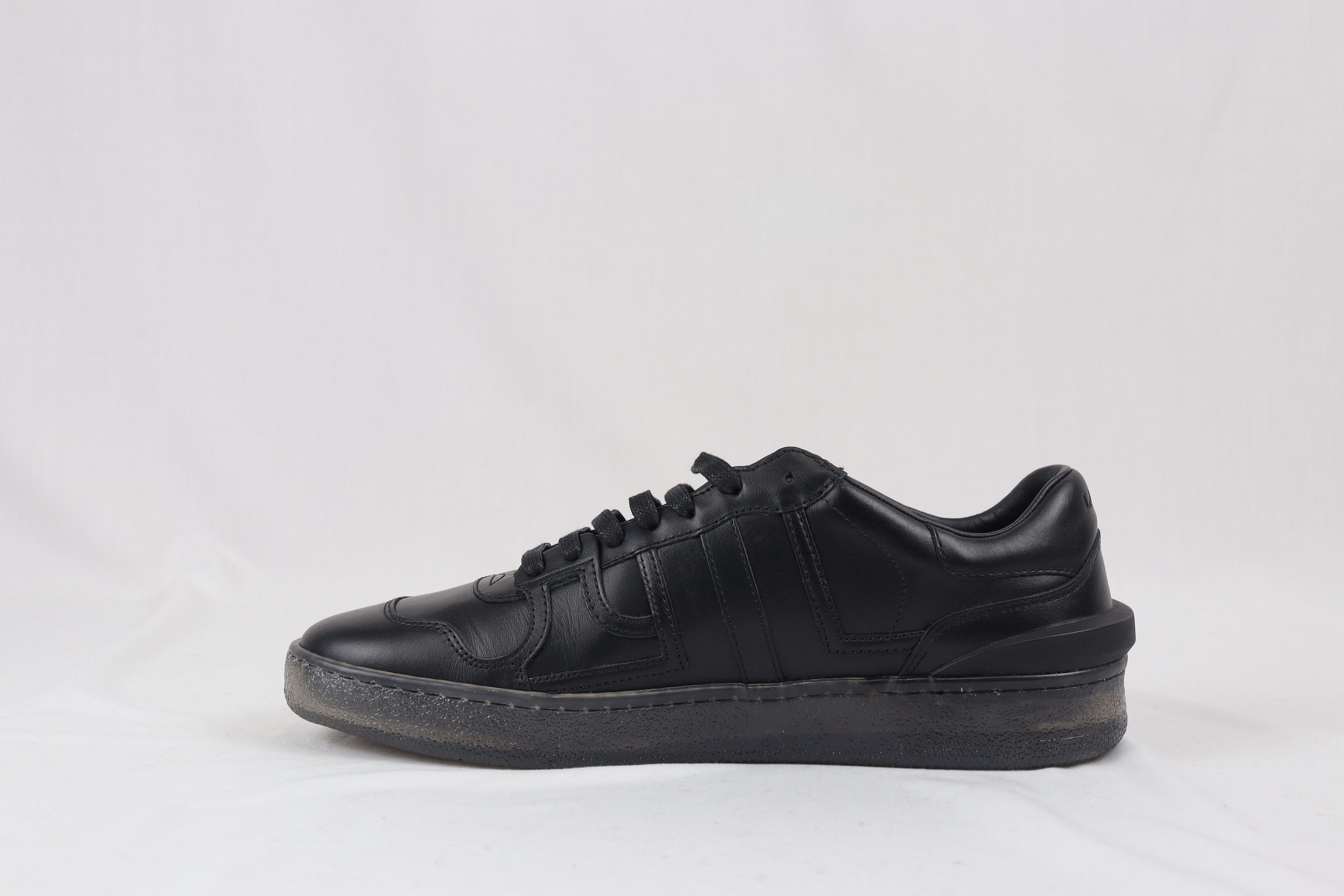 Lanvin o1rshd1 Clay Low Top Sneakers in Noir/Black/Nero Size US 9 / EU 42 - 1 Thumbnail