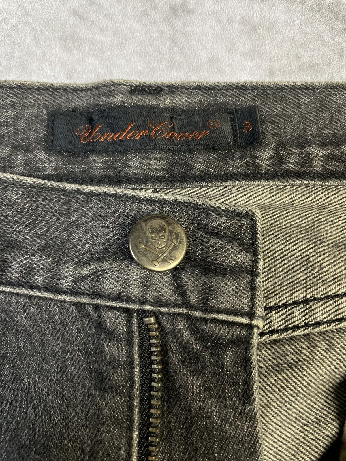 Undercover Undercover AW05 Skull Boro Denim Size US 31 - 5 Thumbnail