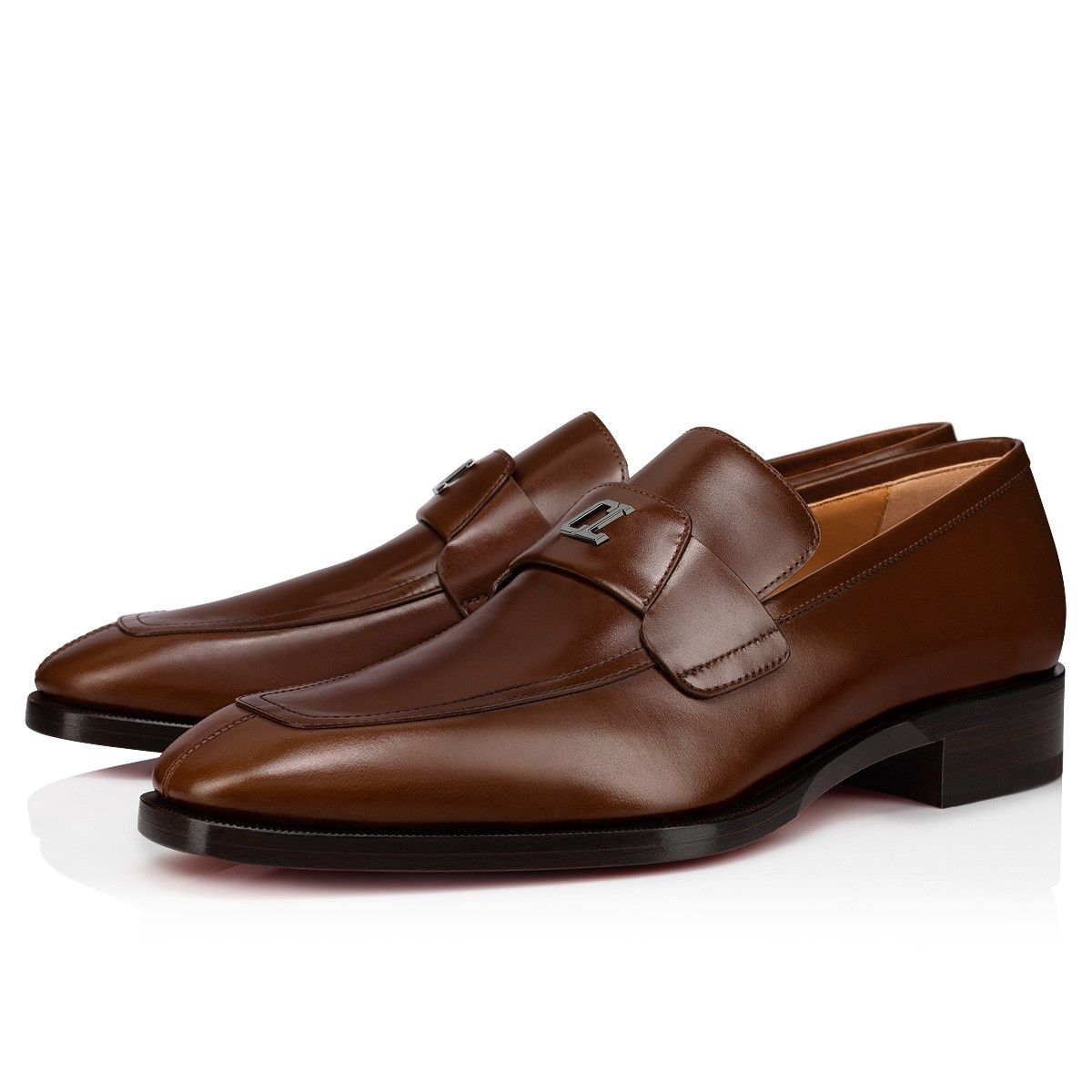 Christian Louboutin Varsimoc Flat Calf Leather in brown Size US 13 / EU 46 - 1 Thumbnail