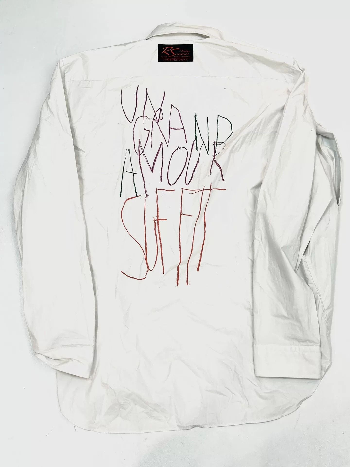 Raf Simons Raf Simons Artist Collaboration Graffiti Shirt Size US M / EU 48-50 / 2 - 1 Thumbnail