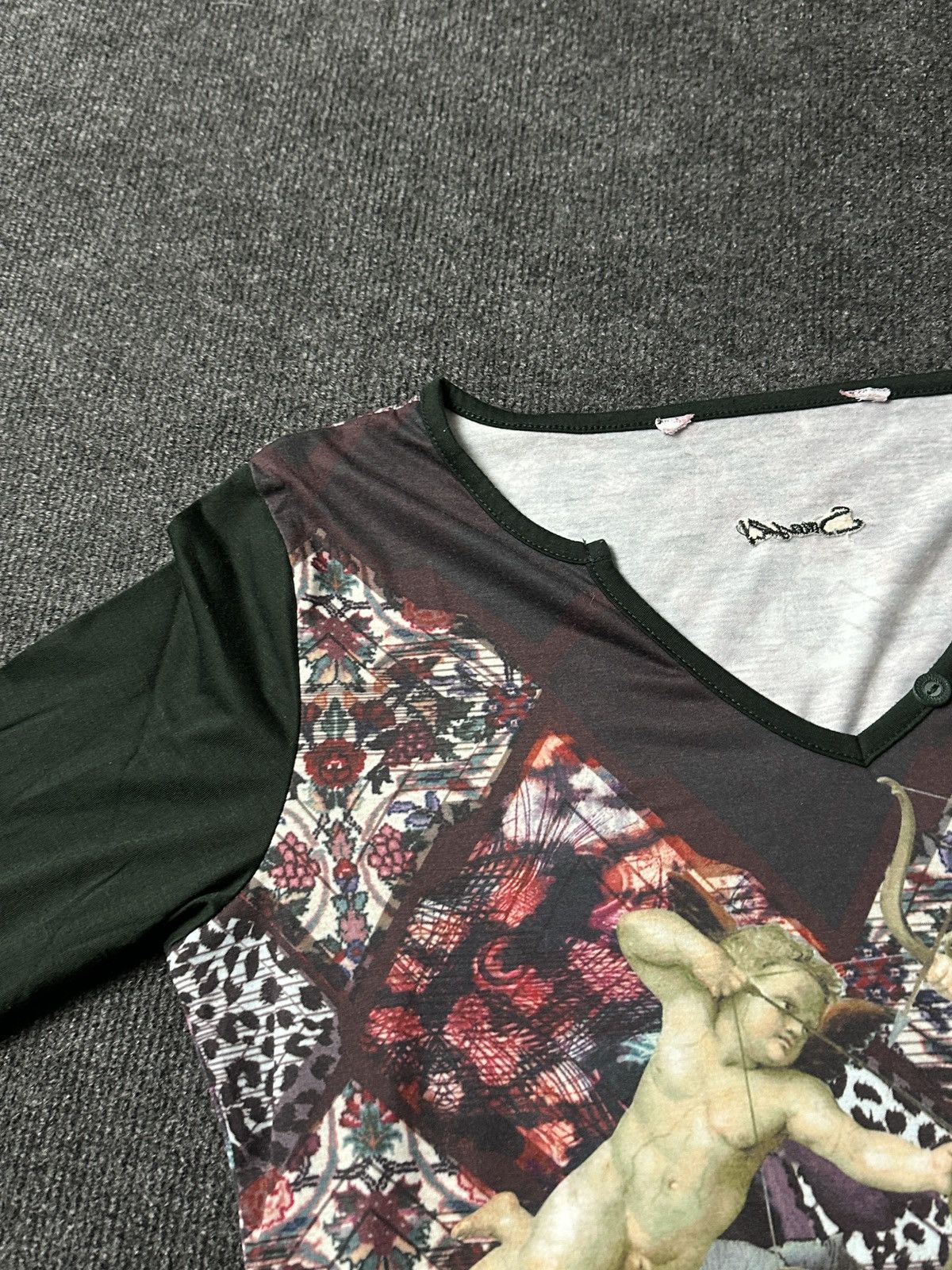 Other 🚨Desigual Womens Mesh Jacket Face JPG Style Rare Old Money Size L / US 10 / IT 46 - 5 Thumbnail