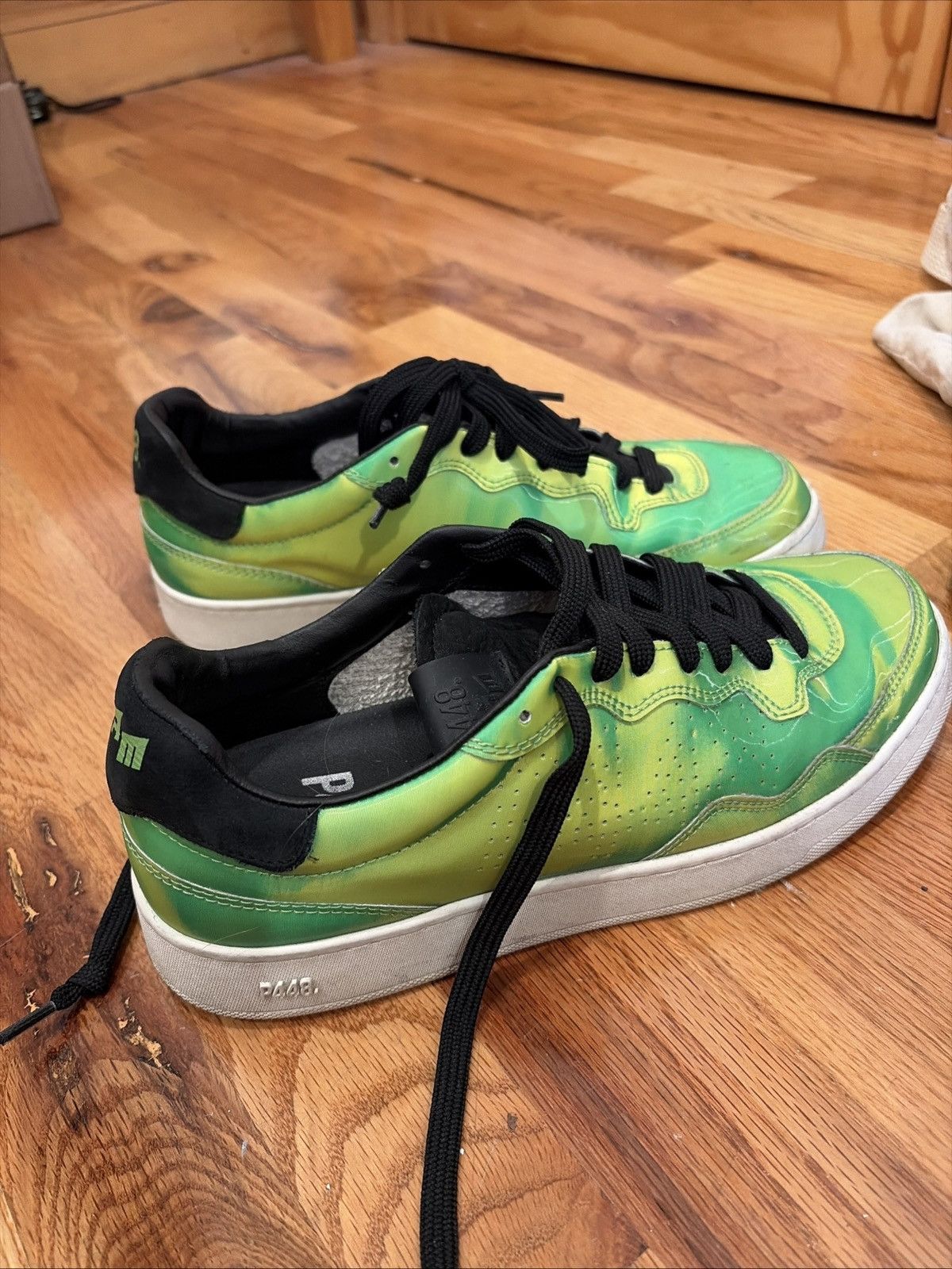 P448 P448 x YAM low top skater green sneakers size 7.5 Size US 7.5 / IT 37.5 - 2 Thumbnail