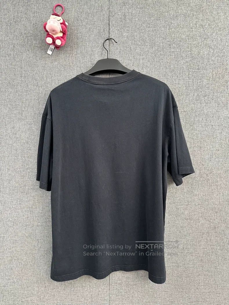 Balenciaga Balenciaga Black Scissor Print Short Sleeve Size M Size US M / EU 48-50 / 2 - 2 Thumbnail