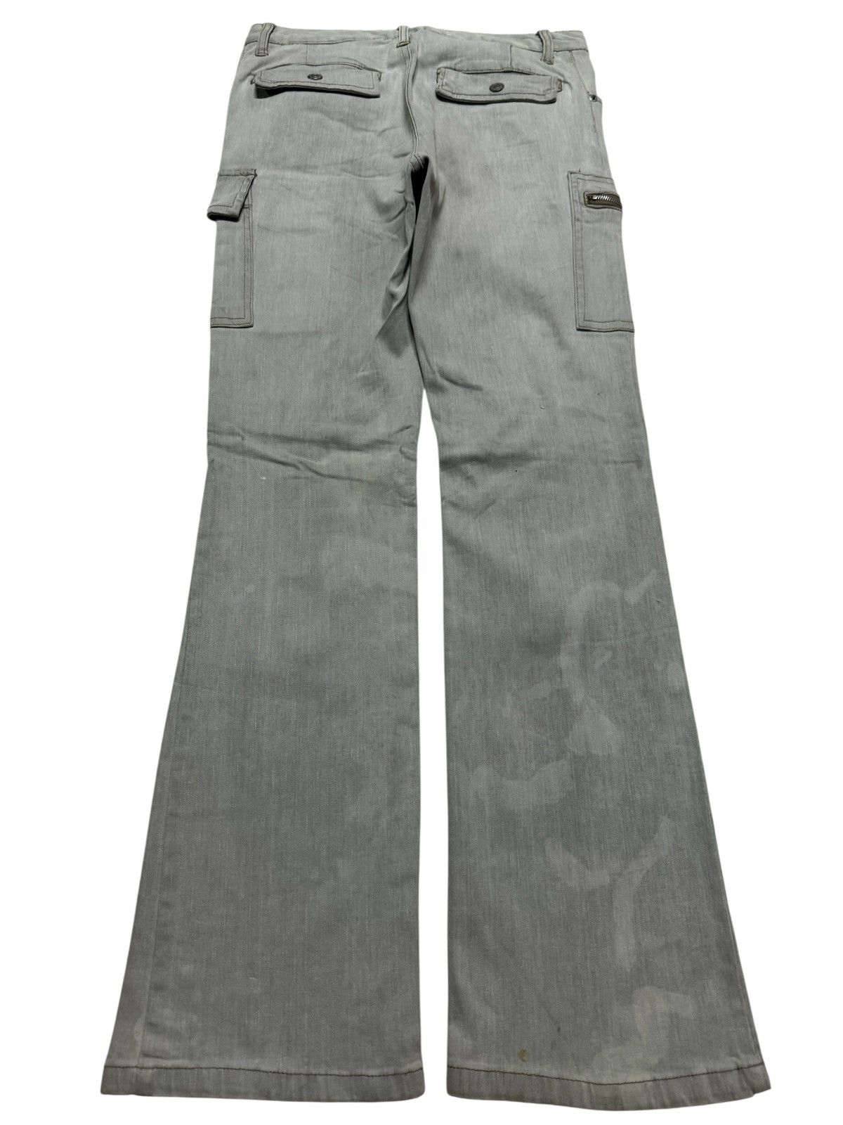 Japanese Brand FLARE BOOTCUT JAPANESE CARGO DENIM JEANS STRETCHABLE Size US 28 / EU 44 - 2 Thumbnail