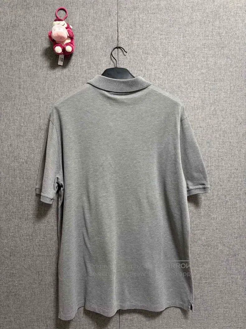 Louis Vuitton Louis Vuitton Solid Button Pullover Short Sleeve Polo Shir Size US XXL / EU 58 / 5 - 2 Thumbnail