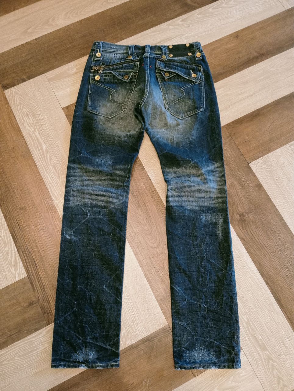 semanticdesign SEMANTIC DESIGN JAPAN DISTRESSED STYLE PANTS Size US 32 / EU 48 - 1 Thumbnail