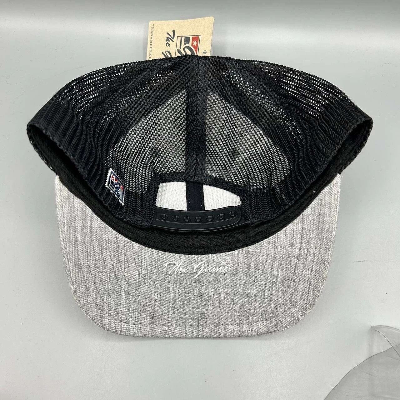 The Game Malibu Trucker Hat Men Gray Black Embroidered Snap Back Size ONE SIZE - 7 Thumbnail