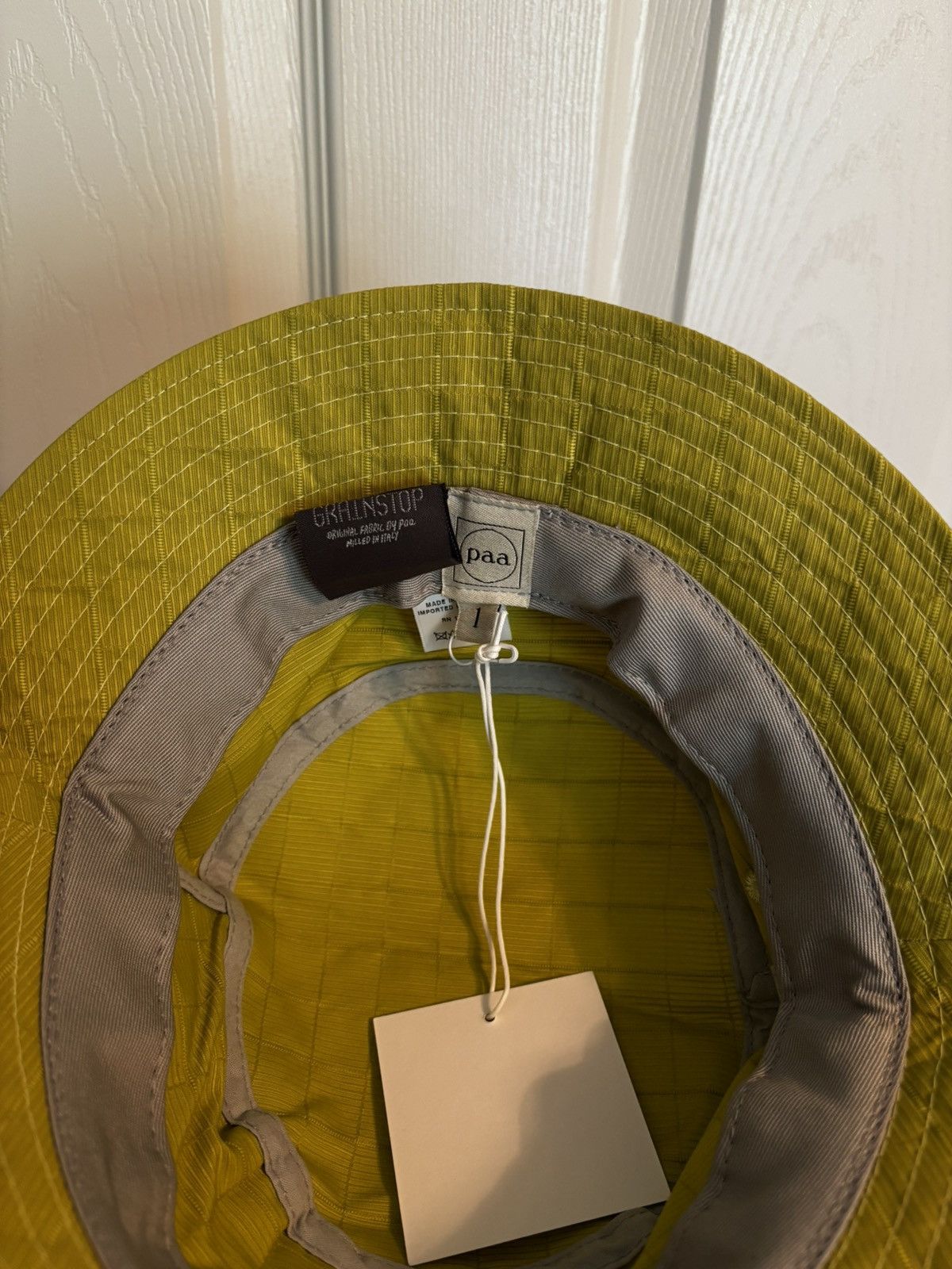 Paa Paa Bucket Hat One Grainstop Golden Lime Size ONE SIZE - 2 Thumbnail