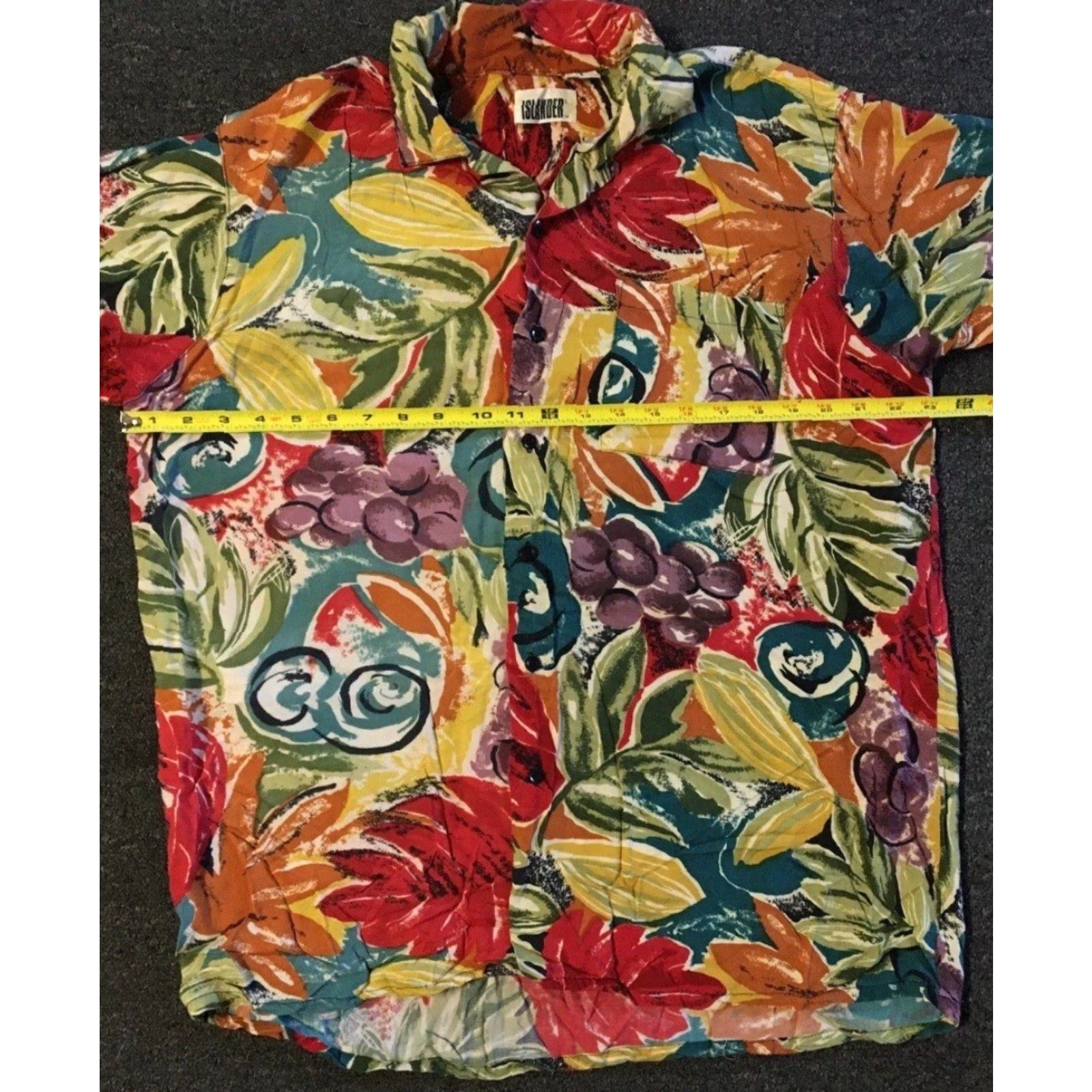 Vintage Vtg 90s Abstract Art Fruit All Over Print Polo Shirt L Red Men Short Sleeve Vintage 80s Surf Skate Grunge USA Beach Vaporwave Ocean Pacific Hawaii Y2k Size US L / EU 52-54 / 3 - 4 Thumbnail