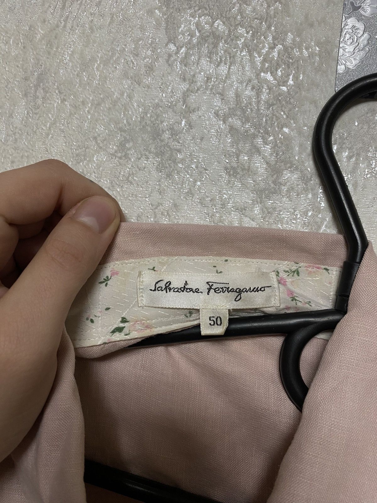 Salvatore Ferragamo Salvatore Ferragamo vintage linen floral shirt Size US M / EU 48-50 / 2 - 5 Thumbnail