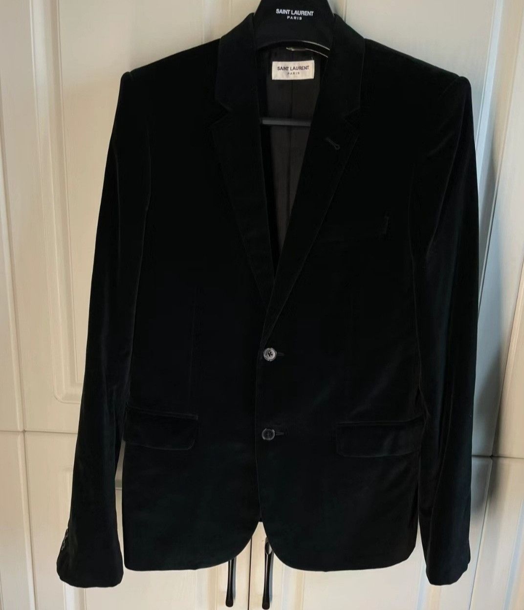 Saint Laurent Paris saint laurent black velvet suit Size US M / EU 48-50 / 2 - 1 Thumbnail
