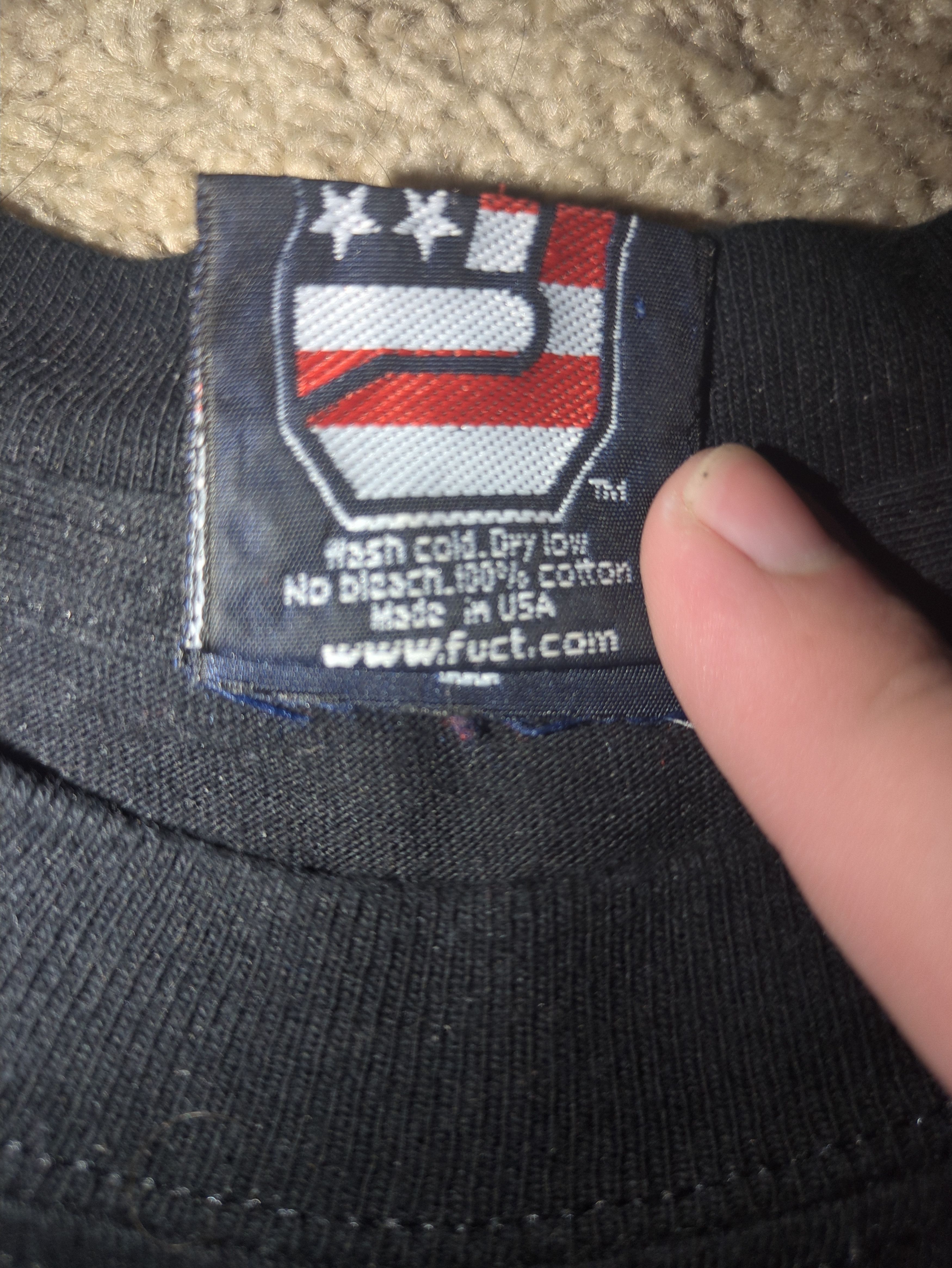 FUCT FUCT Vintage Black Johnny Cash 90s USA Size US L / EU 52-54 / 3 - 3 Thumbnail