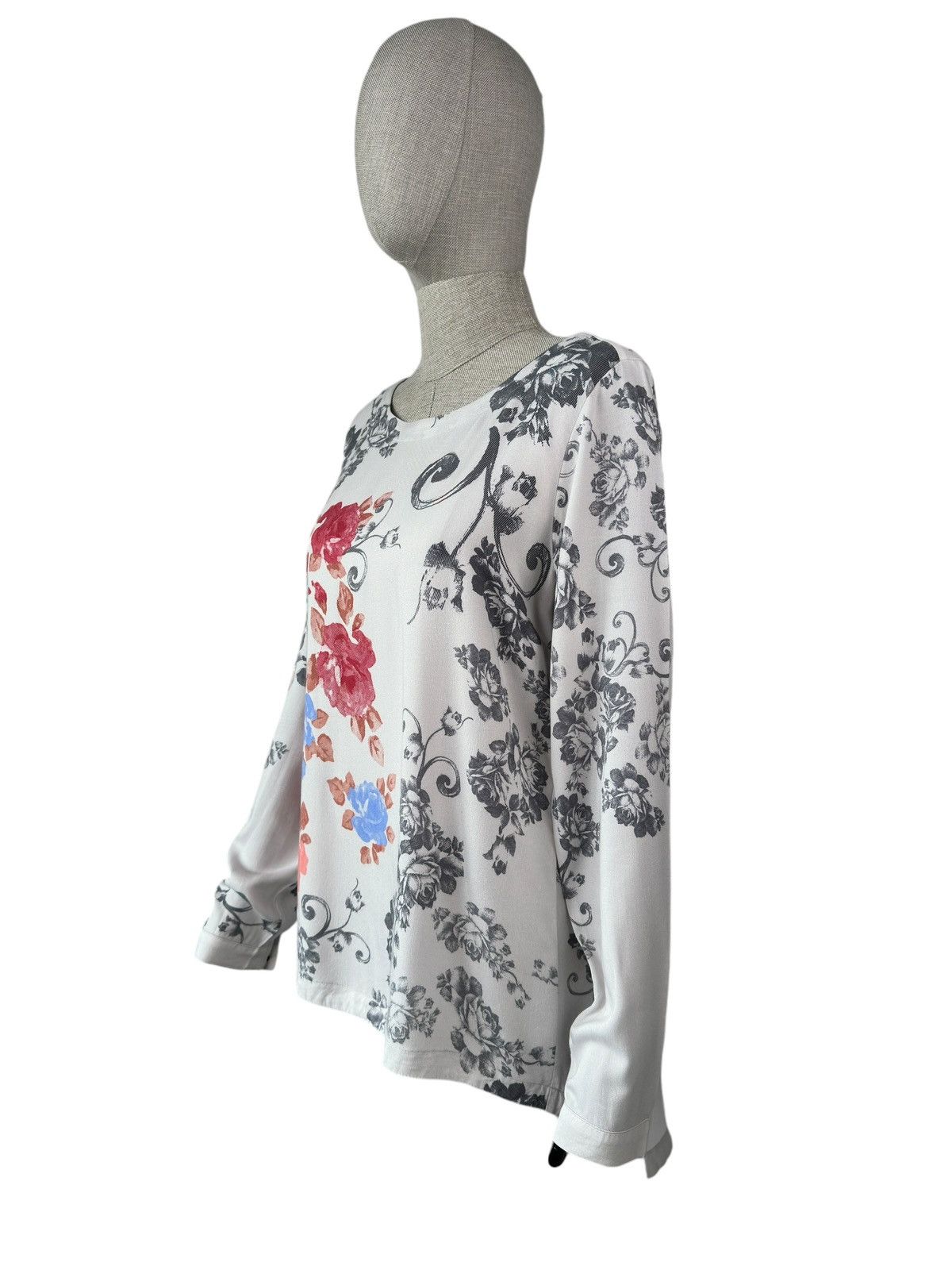 Other IVKO Floral Pattern Long Sleeve Tunic Blouse Size S / US 4 / IT 40 - 3 Thumbnail
