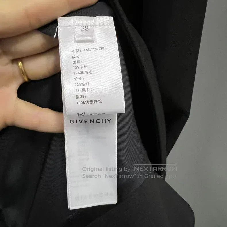 Givenchy Givenchy Size38 Black Shawl Collar Coat (Size 38) Size US M / EU 48-50 / 2 - 4 Thumbnail