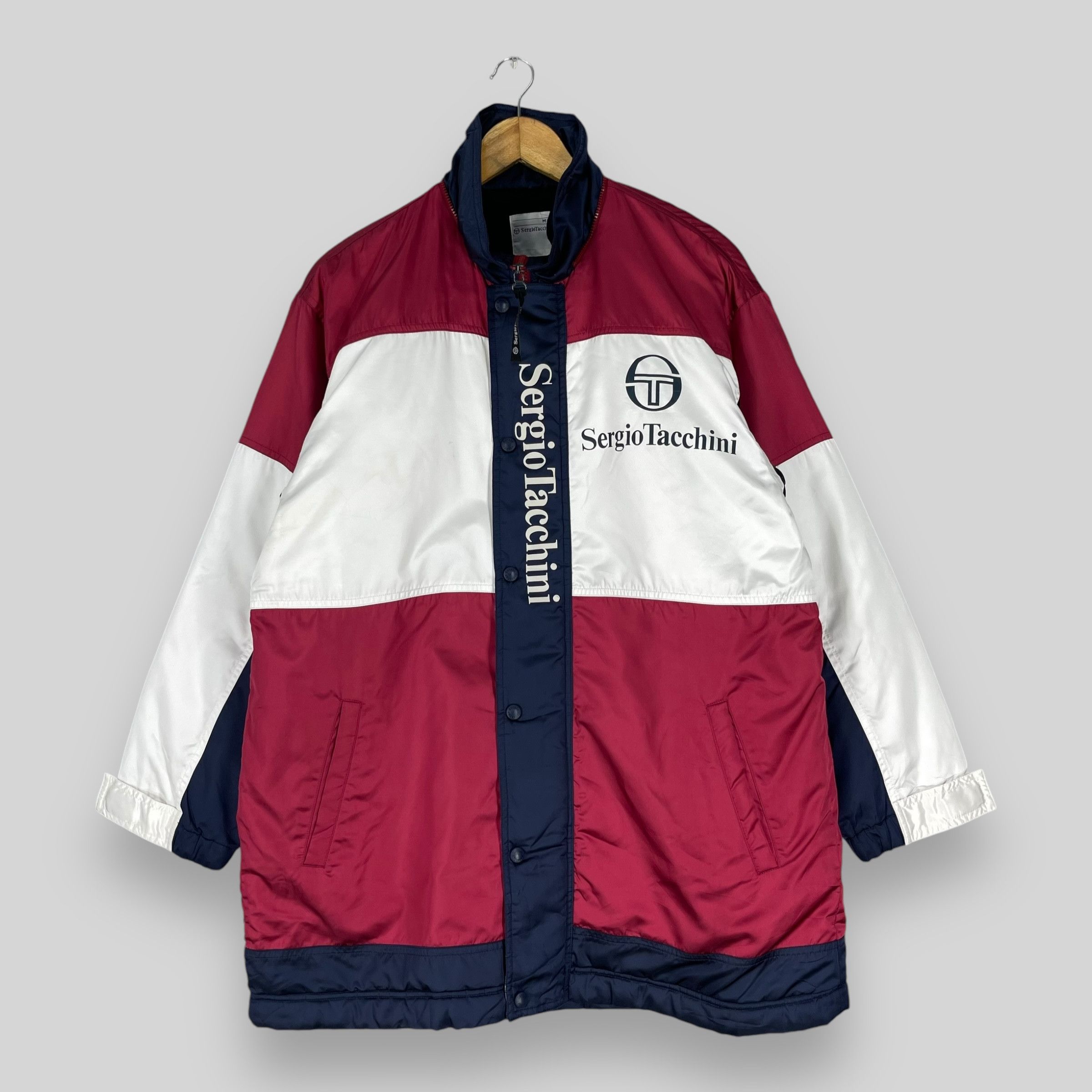 Sergio Tacchini Vintage SERGIO TACCHINI Puffer Parka Long Jacket Size US M / EU 48-50 / 2 - 1 Thumbnail