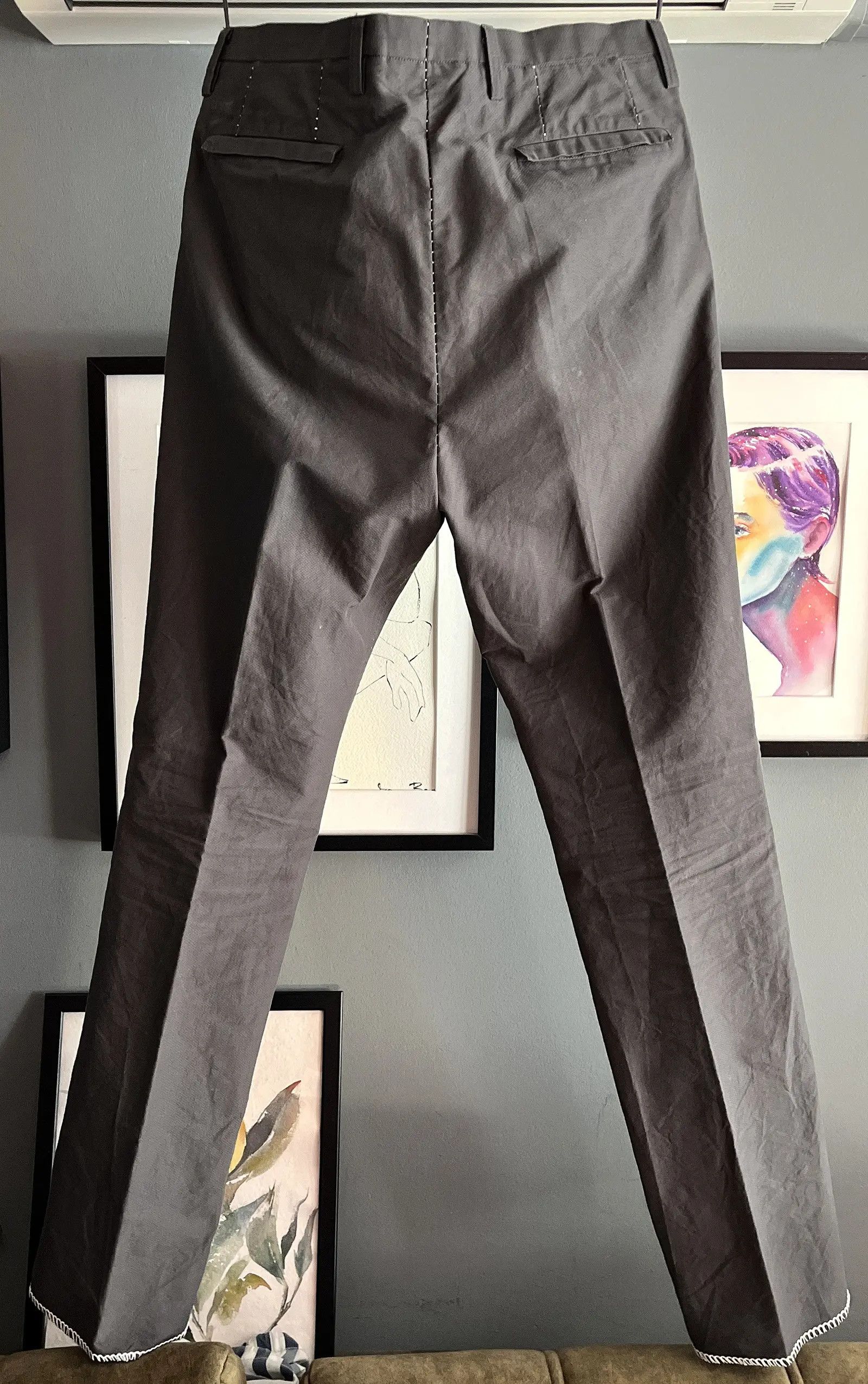 Carol Christian Poell Unlined Contrast Meltchain Suit Set Size 48L - 10 Thumbnail