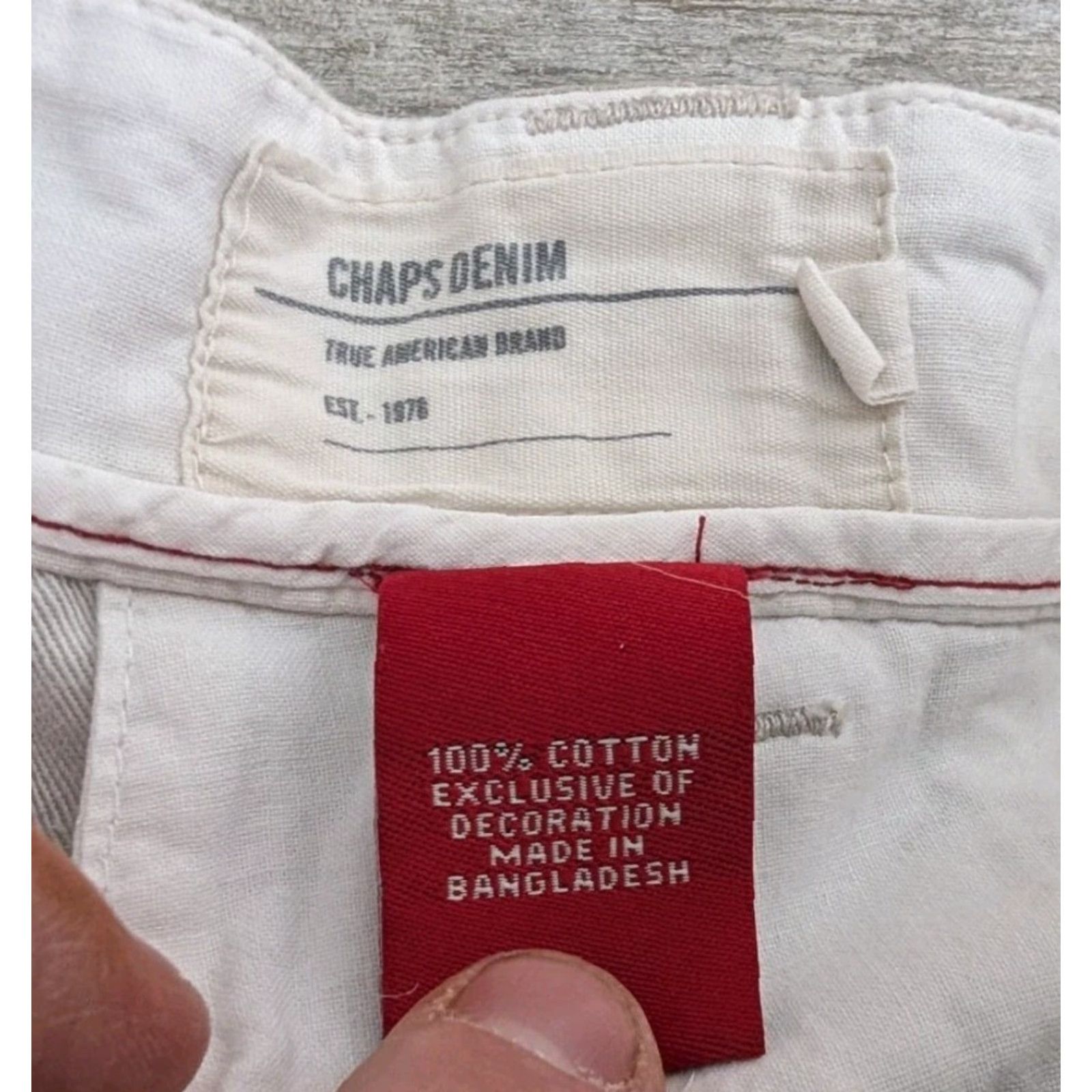 Chaps Chaps Denim Camouflage Cargo Shorts Men 38x10 Workwear EUC Size US 38 / EU 54 - 5 Thumbnail