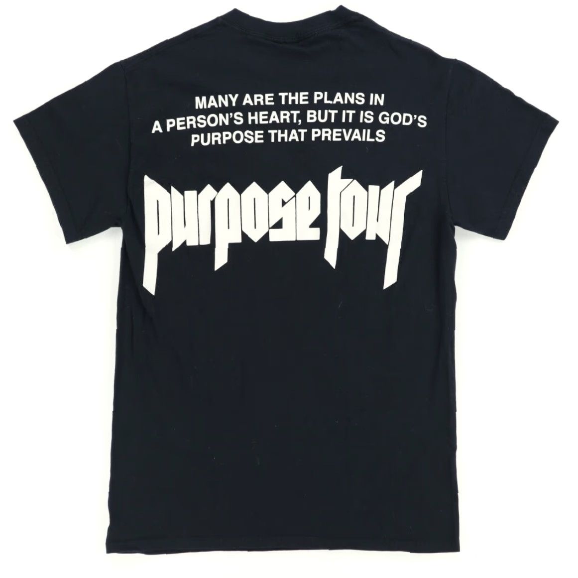 Doublet Justin Beiber Purpose Tour Double Sided Solid T-Shirt Black Men's S Shirt Size US S / EU 44-46 / 1 - 4 Thumbnail