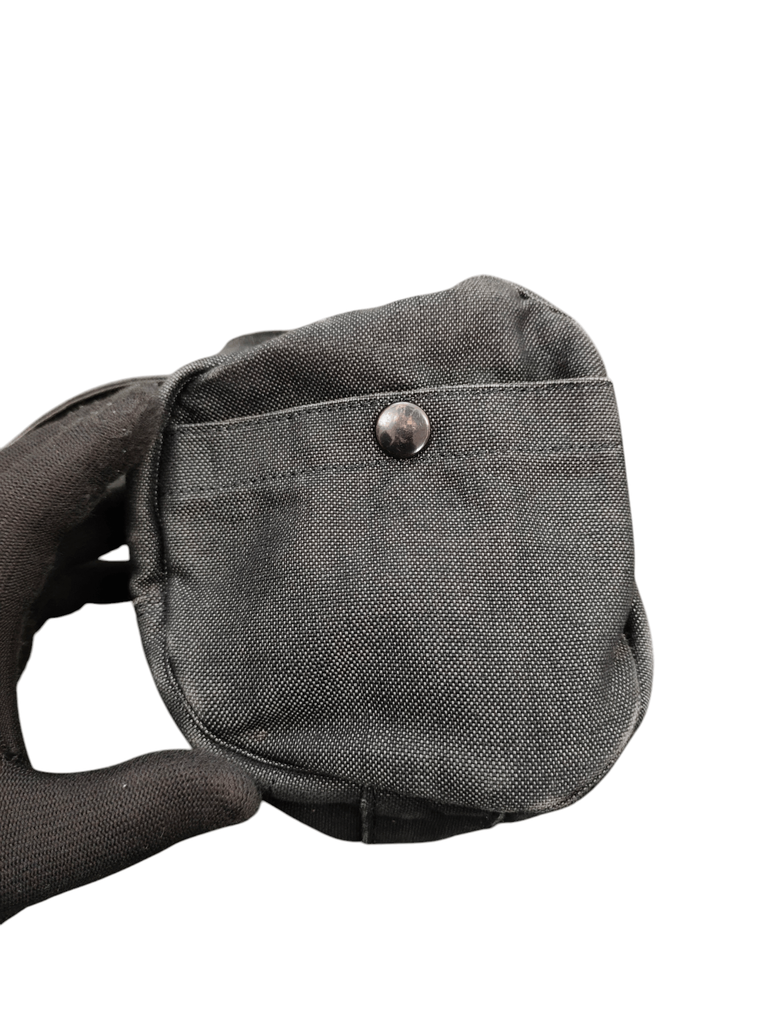 Porter Vintage Porter Japan Black Faded Canvas Small Boston Bag Size ONE SIZE - 14 Thumbnail