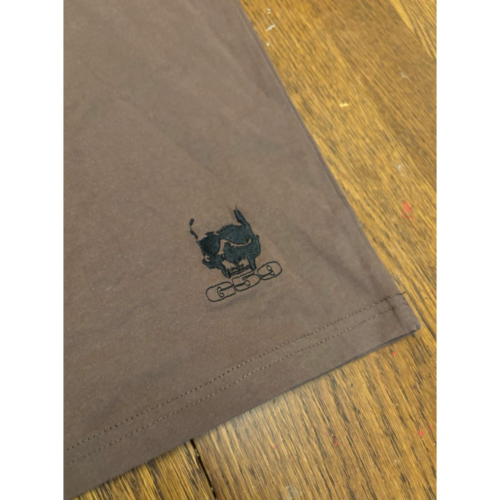 Vintage G59 Suiceboys Shirt Mens L Brown Skull Graphic Crew Neck Hip Hop Shirt Size US L / EU 52-54 / 3 - 2 Thumbnail