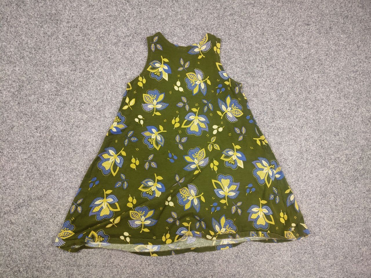 Gudrun Sjoden Gudrun Sjödén Design cotton Green Flower Pattern Tank dress Size S / US 4 / IT 40 - 9 Thumbnail