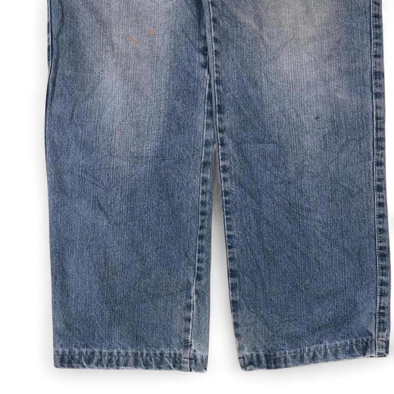 True Religion Y2K BUHMMA BAGGY STYLE COOL EMBROIDERY DESIGN DENIM JEANS Size US 30 / EU 46 - 5 Thumbnail