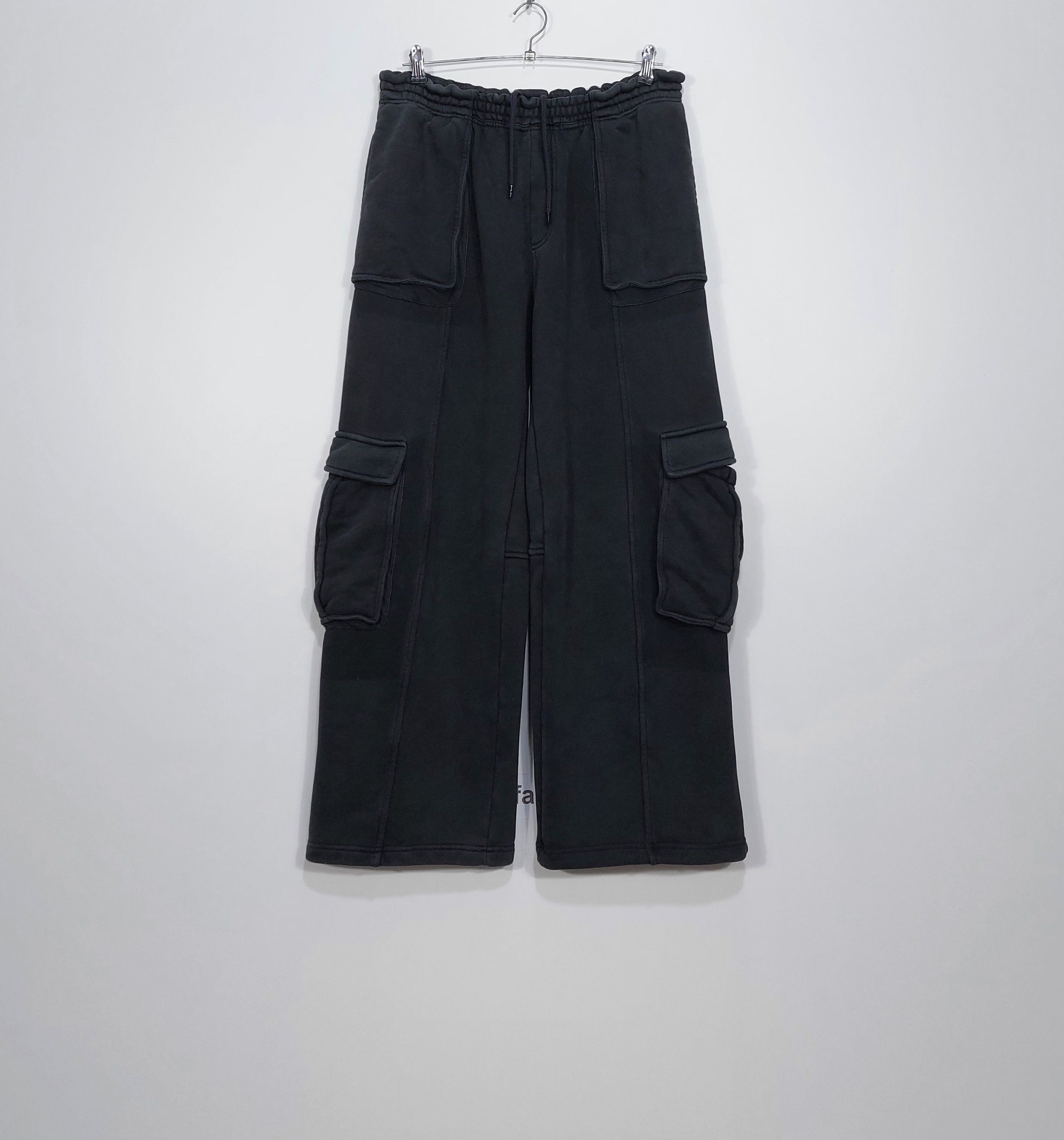Alexander Wang shadow pocket cargo cotton sweatpants - washed shadow S Size 24" / US 00 / IT 34 - 1 Thumbnail