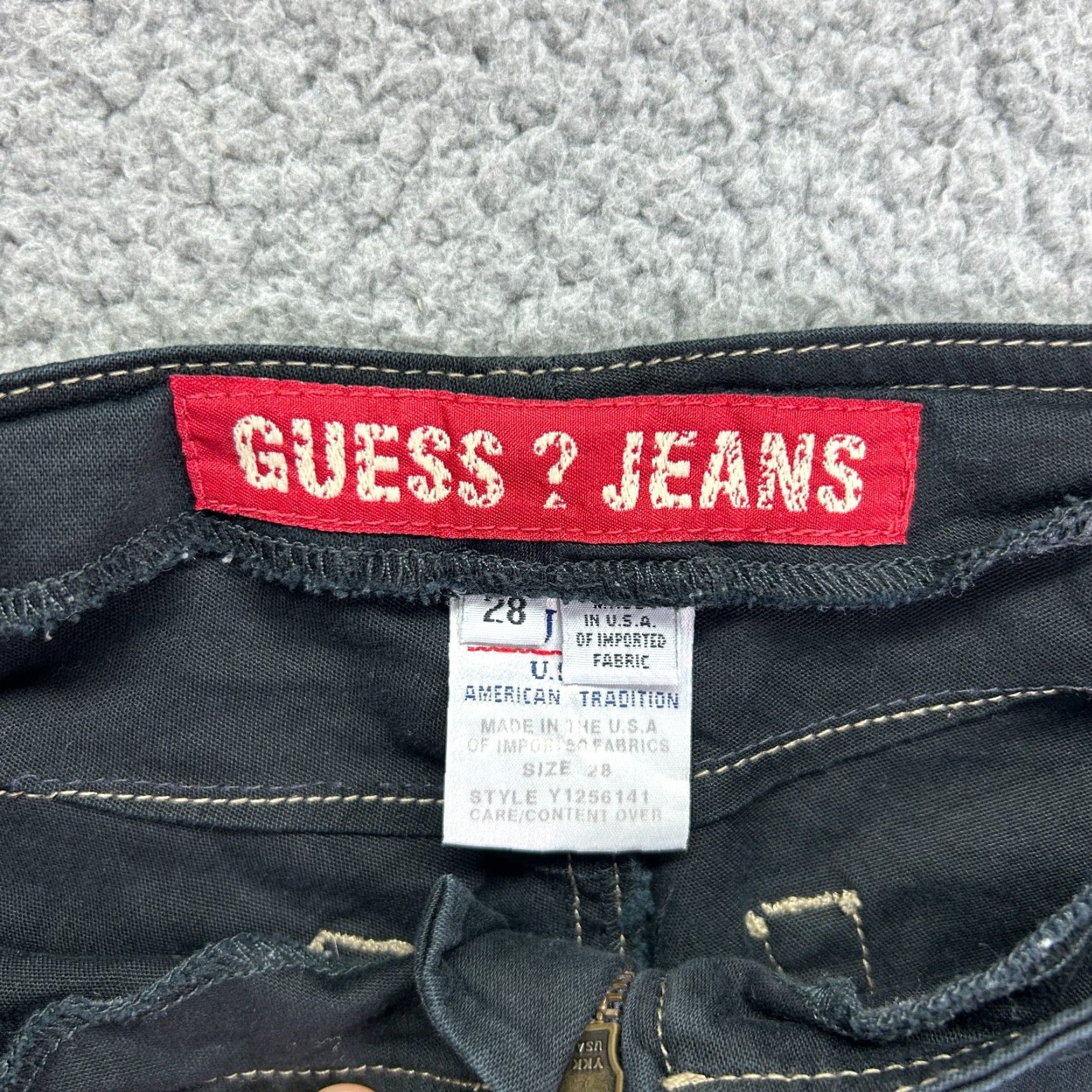 Guess GUESS Pants Womens 28 Black Bootcut Ankle Zip High Waist Pockets Modern Regular Girls Mens Vegetarian? Size 28" / US 6 / IT 42 - 4 Thumbnail