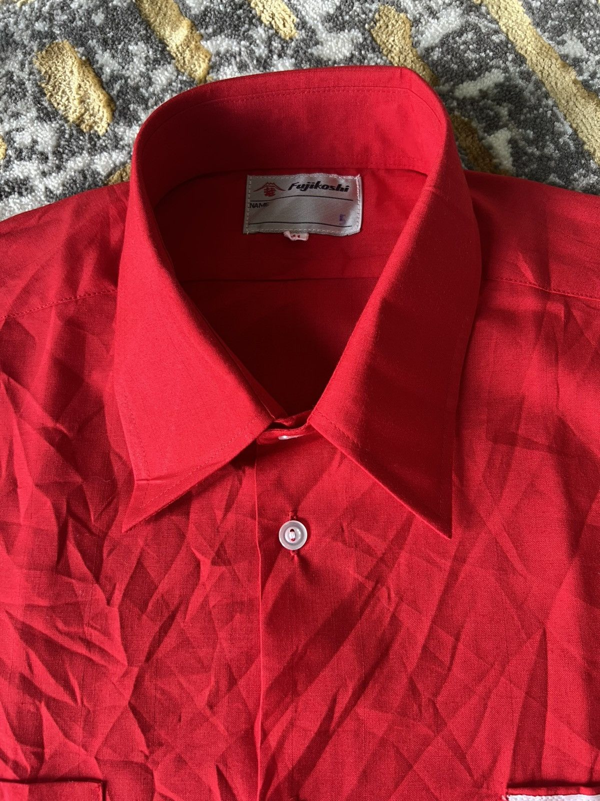 Japanese Brand × Vintage Vintage Esso Exxon Crew Staff workers shirts Size US L / EU 52-54 / 3 - 6 Thumbnail