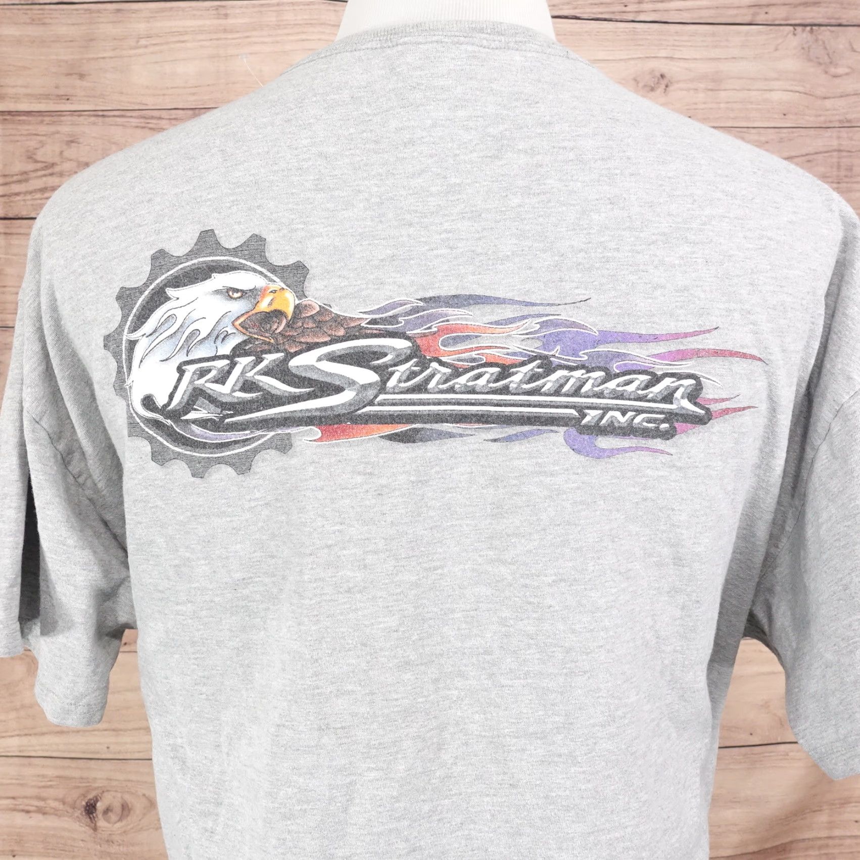 Harley Davidson VINTAGE Harley-Davidson Motorcycle RK Stratman 1969 T-Shirt Unisex Adults Size 2XL Gray Graphic Size US XXL / EU 58 / 5 - 6 Thumbnail