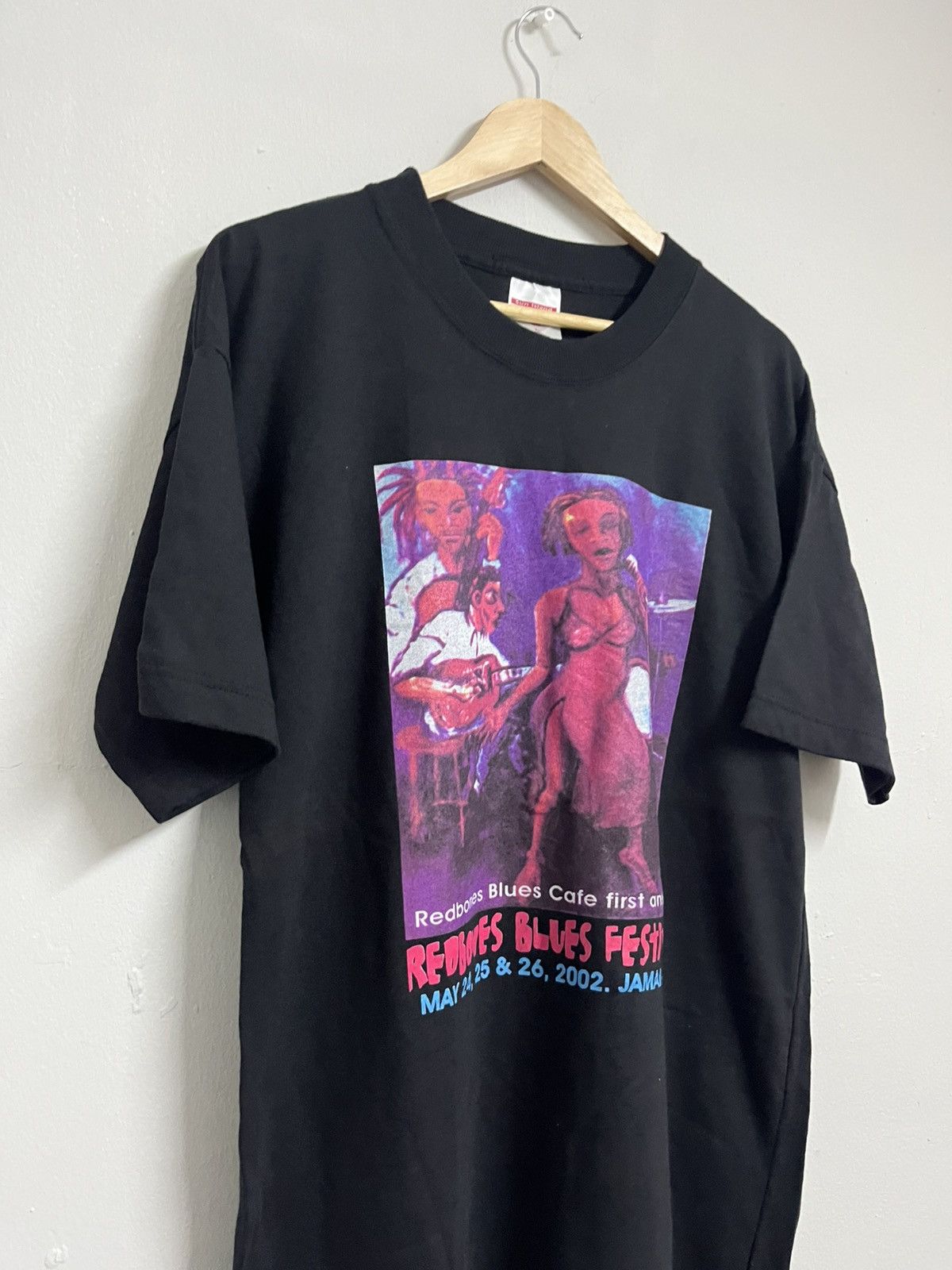 Rap Tees 💥Offer💥Vintage 2002 Redbones Blues Fest Black History Tees Size US L / EU 52-54 / 3 - 4 Thumbnail