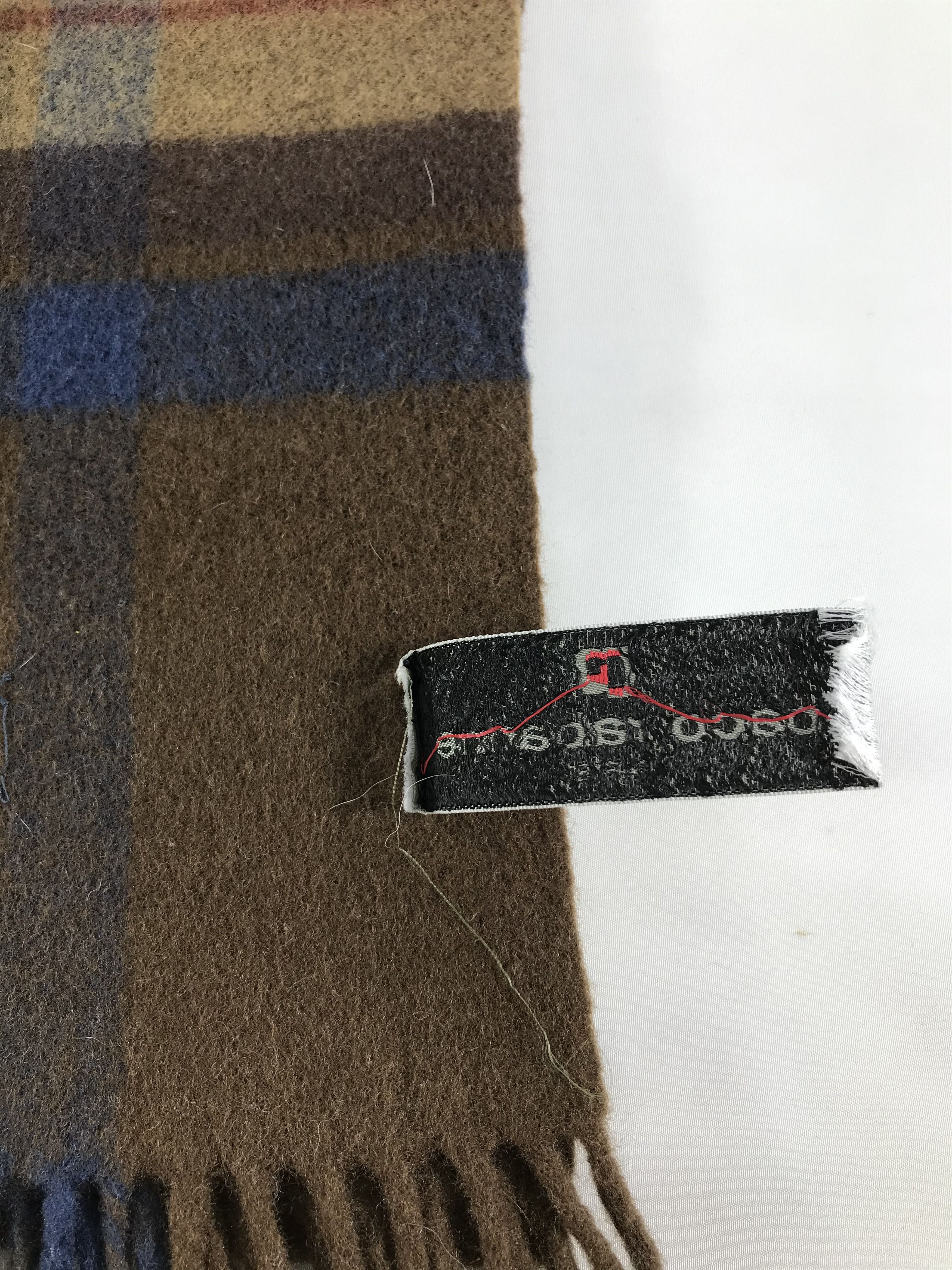 Vintage Paco Rabanne Tartan Wool Scarf Muffler V176 Size ONE SIZE - 5 Thumbnail