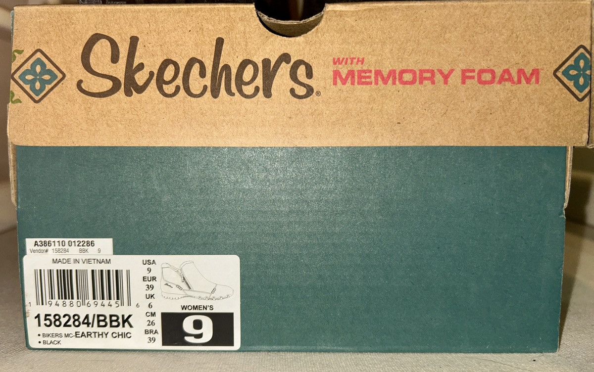 SKECHERS Skechers “Biker MC” Earthy Chic Black Suede Boot Size 9 NIB Size US 9 / IT 39 - 12 Thumbnail