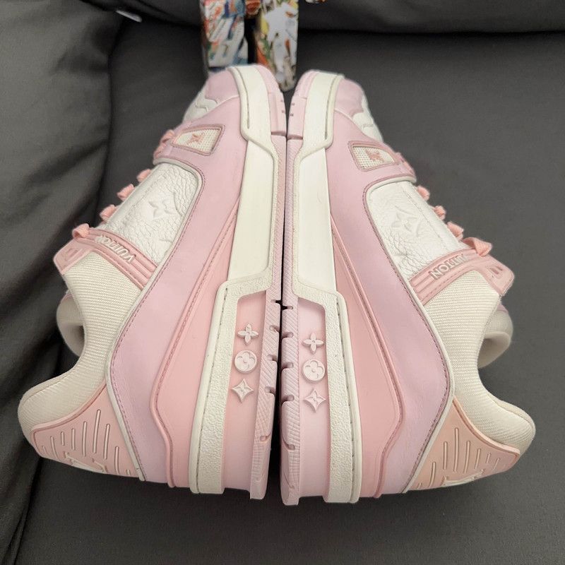 Louis Vuitton Louis Vuitton Trainer Leather Low-Top Sneakers -2508 Size US 8.5 / EU 41-42 - 7 Thumbnail