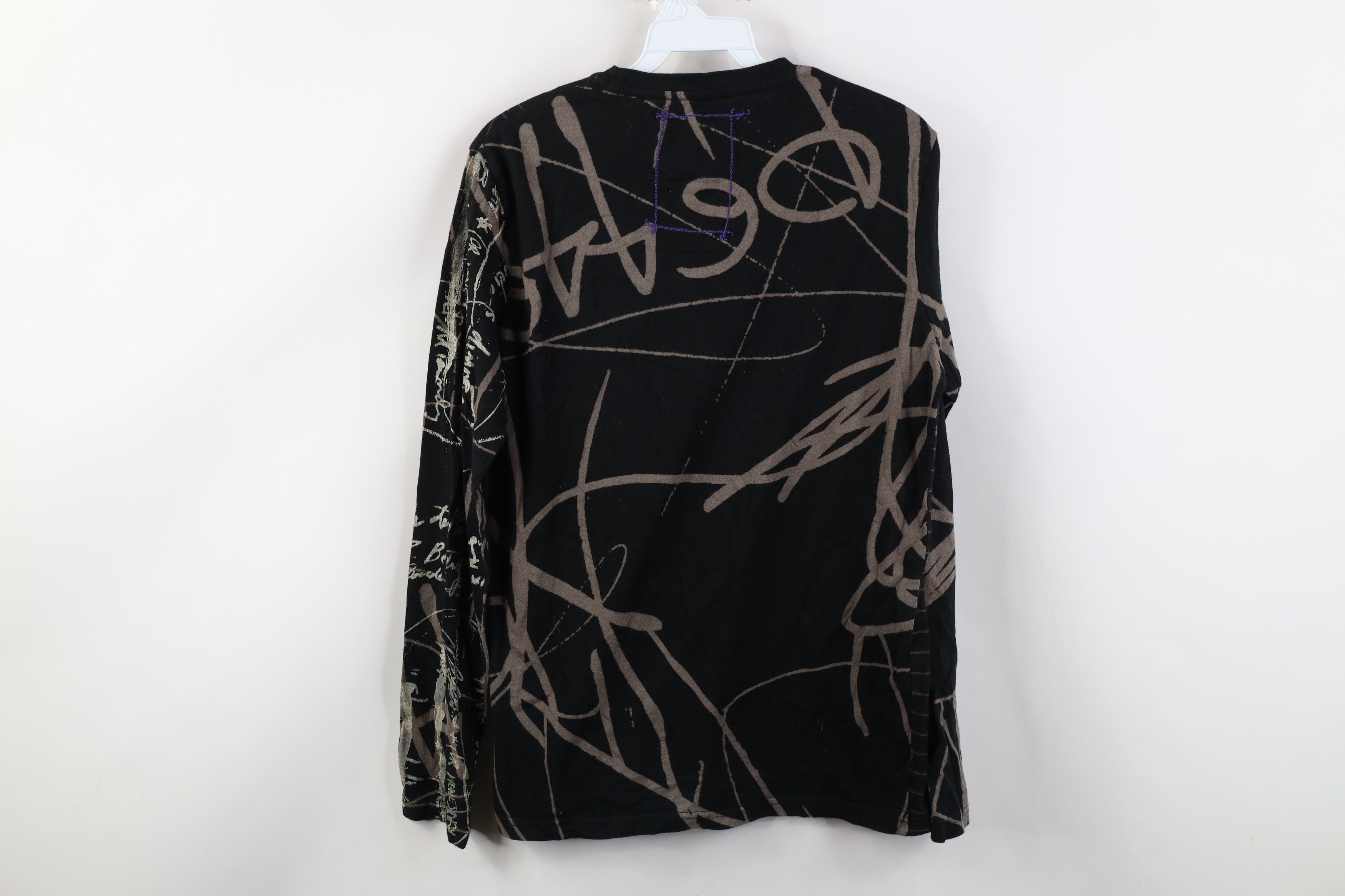 Desigual Vintage Desigual Babydoll Abstract Art Long Sleeve T-Shirt Size S / US 4 / IT 40 - 14 Thumbnail