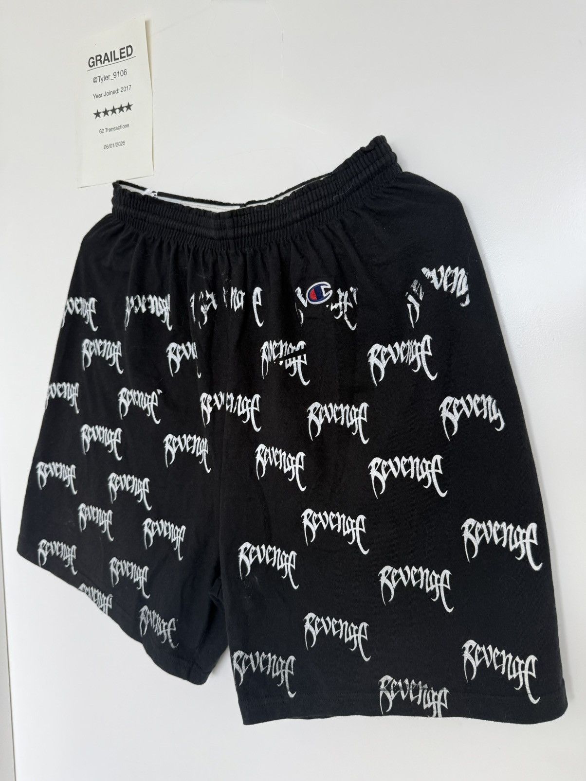 Revenge XXXTENTACION 2017 SAMPLE “MALICE” SHORTS Size US 32 / EU 48 - 2 Thumbnail