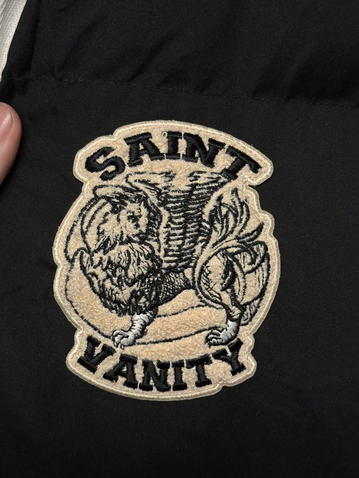 Saint Vanity Saint Vanity Puffer Jacket Black White RARE Size XL Size US XL / EU 56 / 4 - 10 Thumbnail