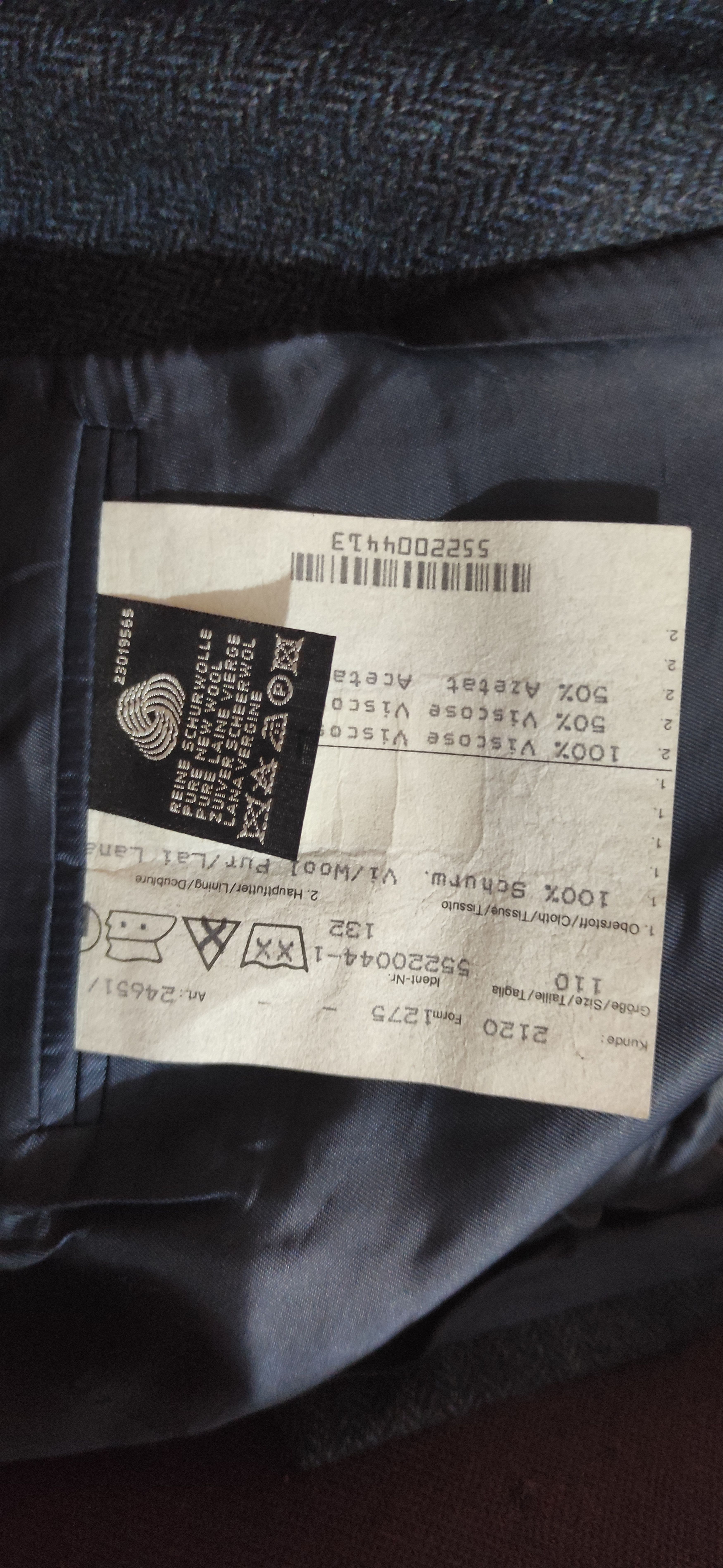 Other The men's blazer Peter Manly Fariani Size 44L - 8 Thumbnail