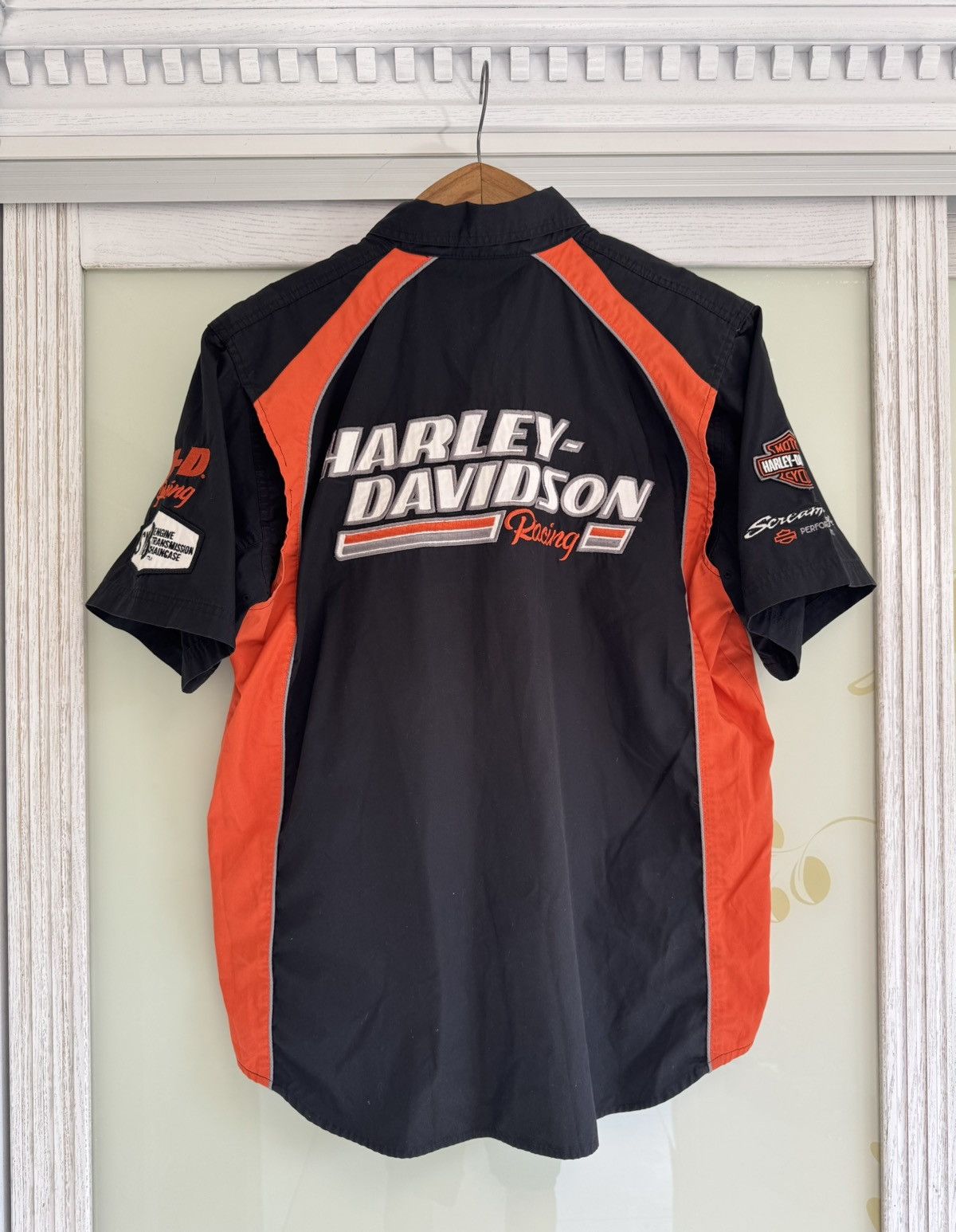 Harley Davidson Vintage Harley Davidson Short Sleeve Shirt Rare Shirt Size US L / EU 52-54 / 3 - 1 Thumbnail