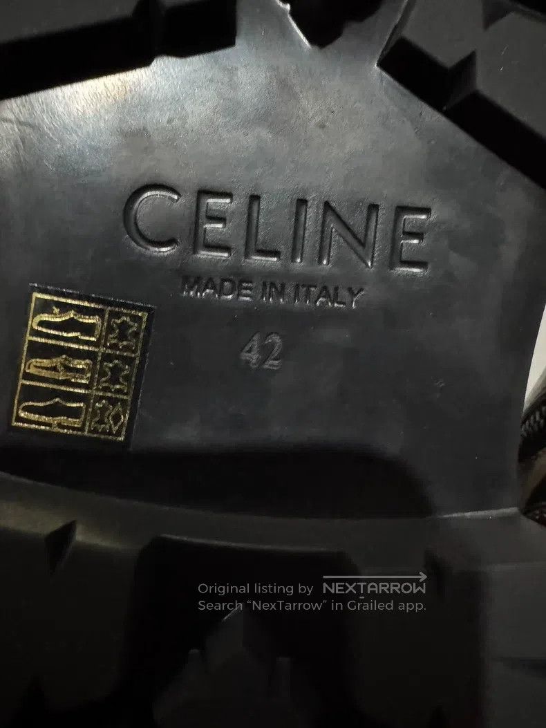 Celine CELINE Camouflage Double Buckle Combat Boots Size US 9 / EU 42 - 6 Thumbnail