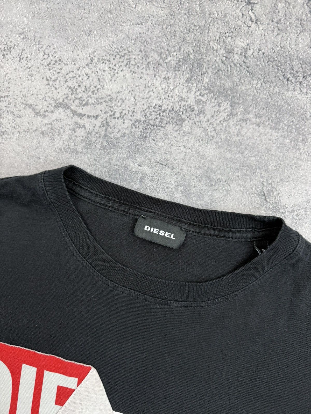 Diesel Vintage Diesel Y2K Long Sleeve Big Logo Hype Avant Garde Size US S / EU 44-46 / 1 - 11 Thumbnail
