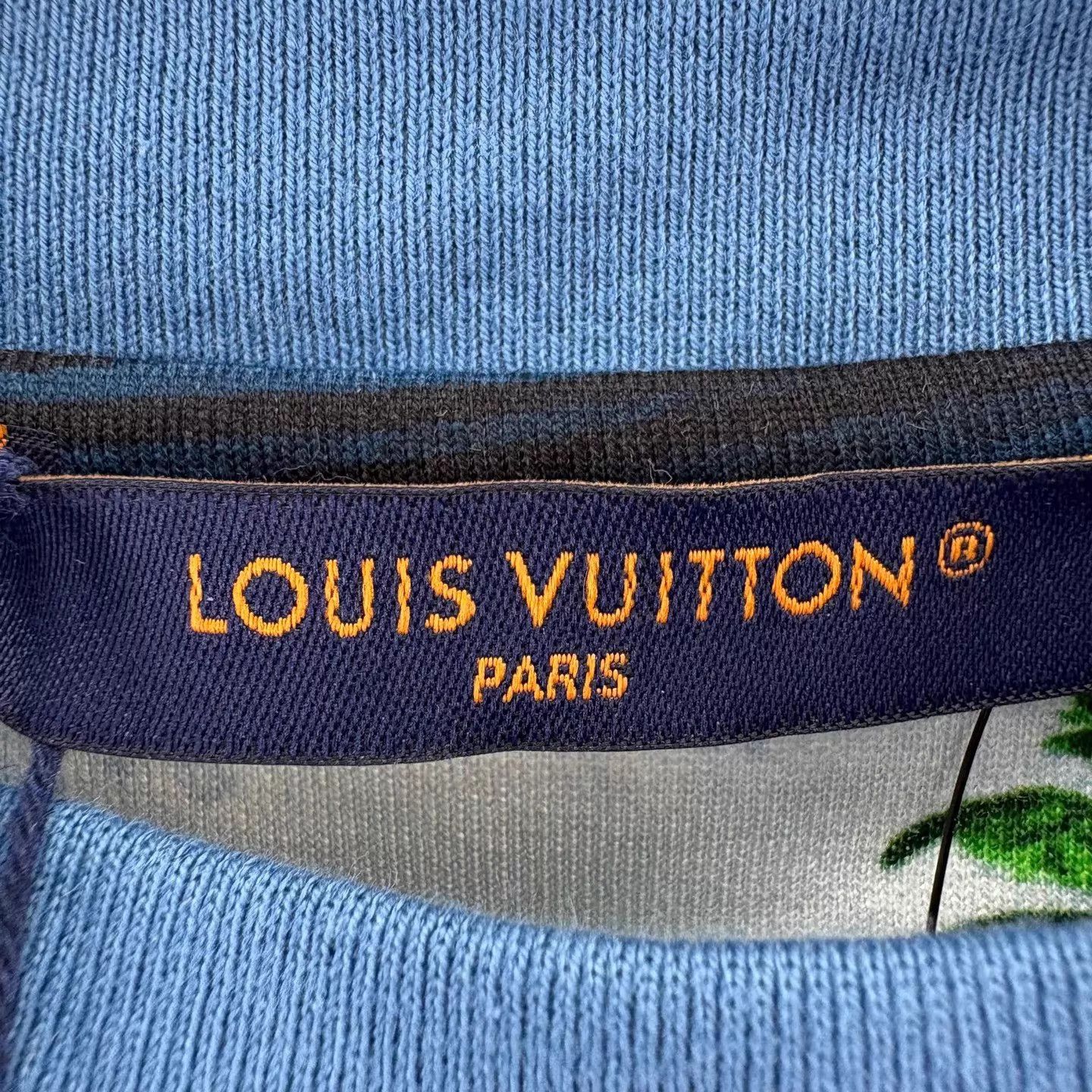 Louis Vuitton Louis Vuitton Wave Print Short Sleeve XL Tee NWT Size US XL / EU 56 / 4 - 5 Thumbnail
