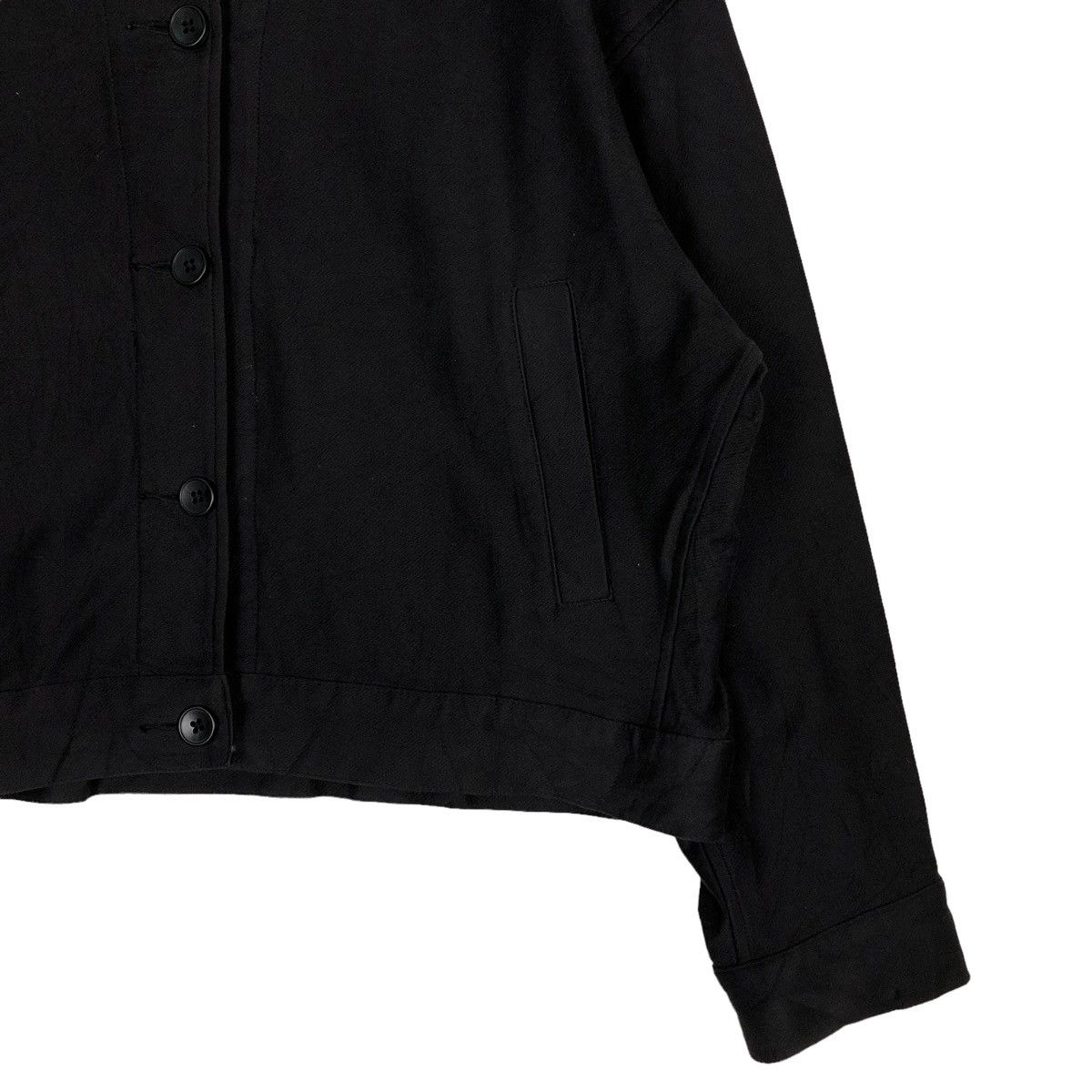 Japanese Brand × Vintage 🔥VINTAGE BIKER JACKET CROPPED UNIQLO JAPAN ISSEY MIYAKE Size US L / EU 52-54 / 3 - 5 Thumbnail