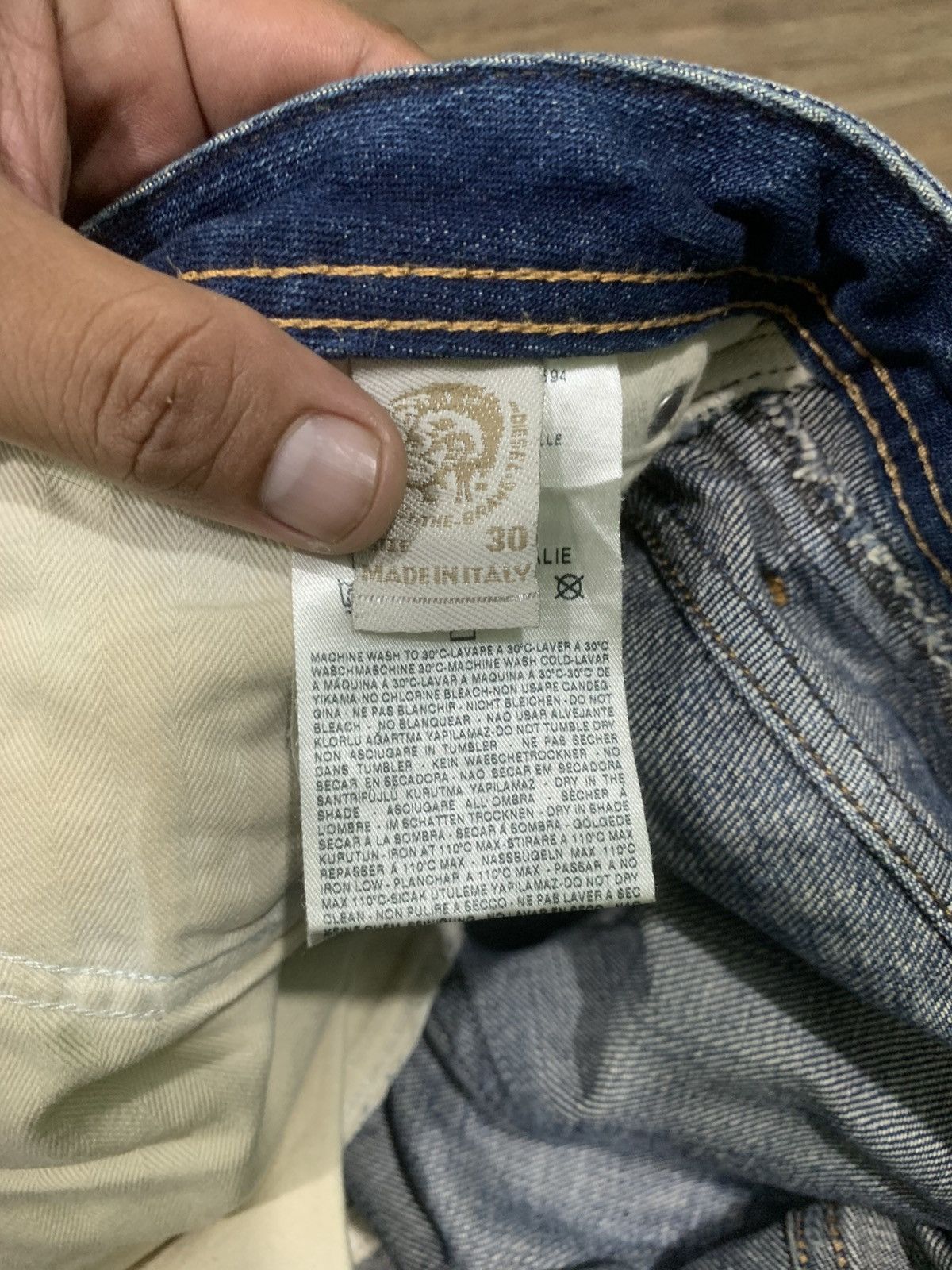 Diesel Vintage Diesel Distressed Denim Jeans Long Pants Size US 30 / EU 46 - 8 Thumbnail
