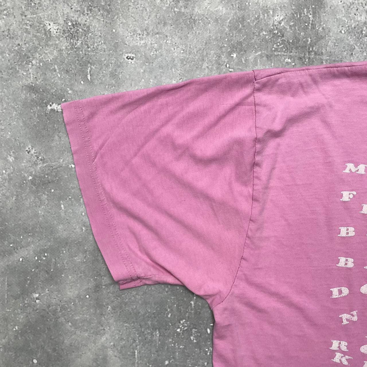Vintage Vintage Y2K FBI Quote Thrashed T Shirt Faded Pink Size L Size US L / EU 52-54 / 3 - 19 Thumbnail