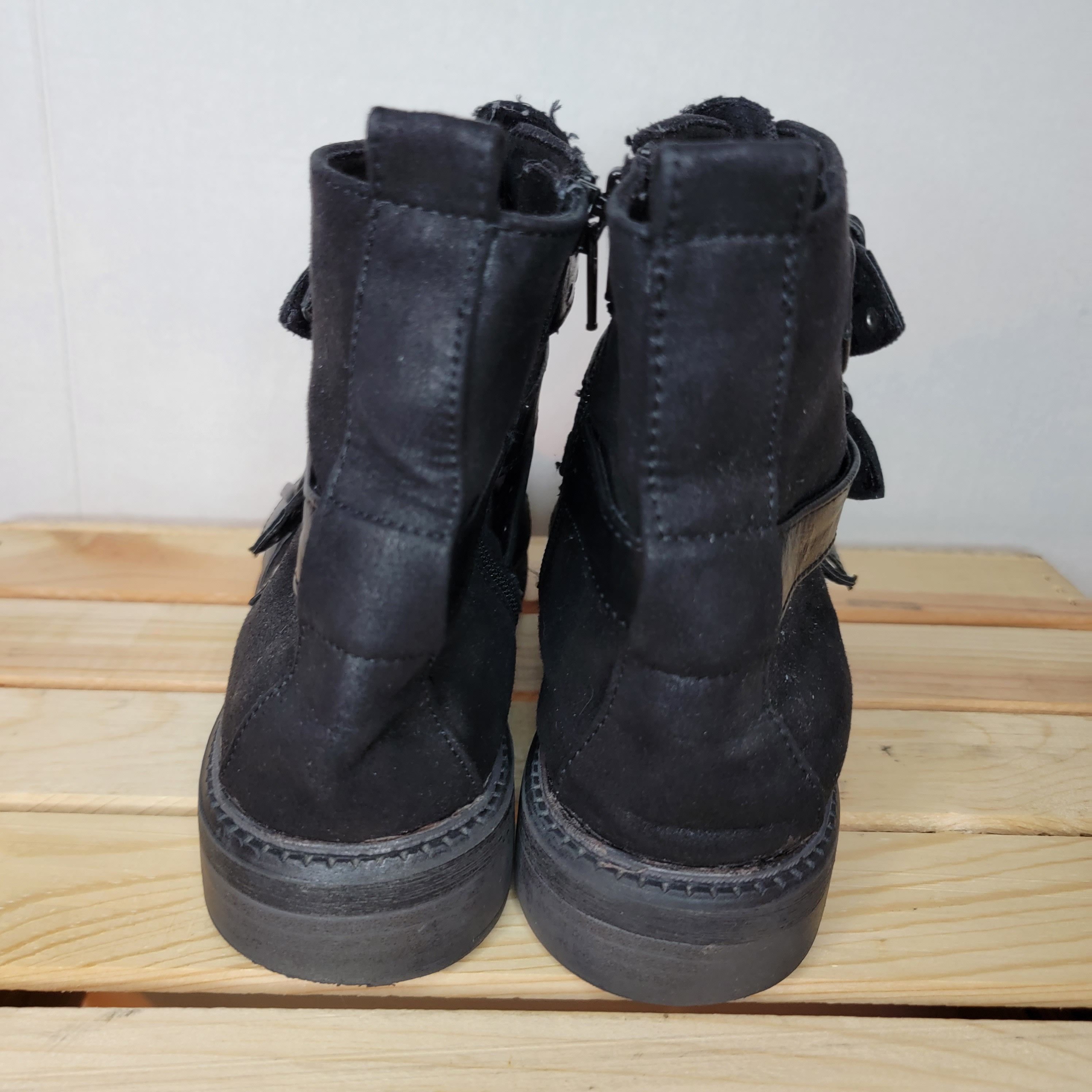 Other White Mountain Boots Ankle 4 Buckles w/Side Zip - Size 9M Size US 9 / IT 39 - 4 Thumbnail