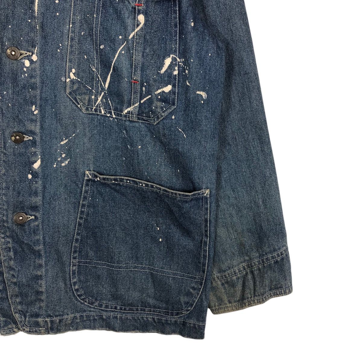 Hysteric Glamour Vintage Chore Jacket Painted Design Double Pocket Bsd ExcHG Size US M / EU 48-50 / 2 - 5 Thumbnail