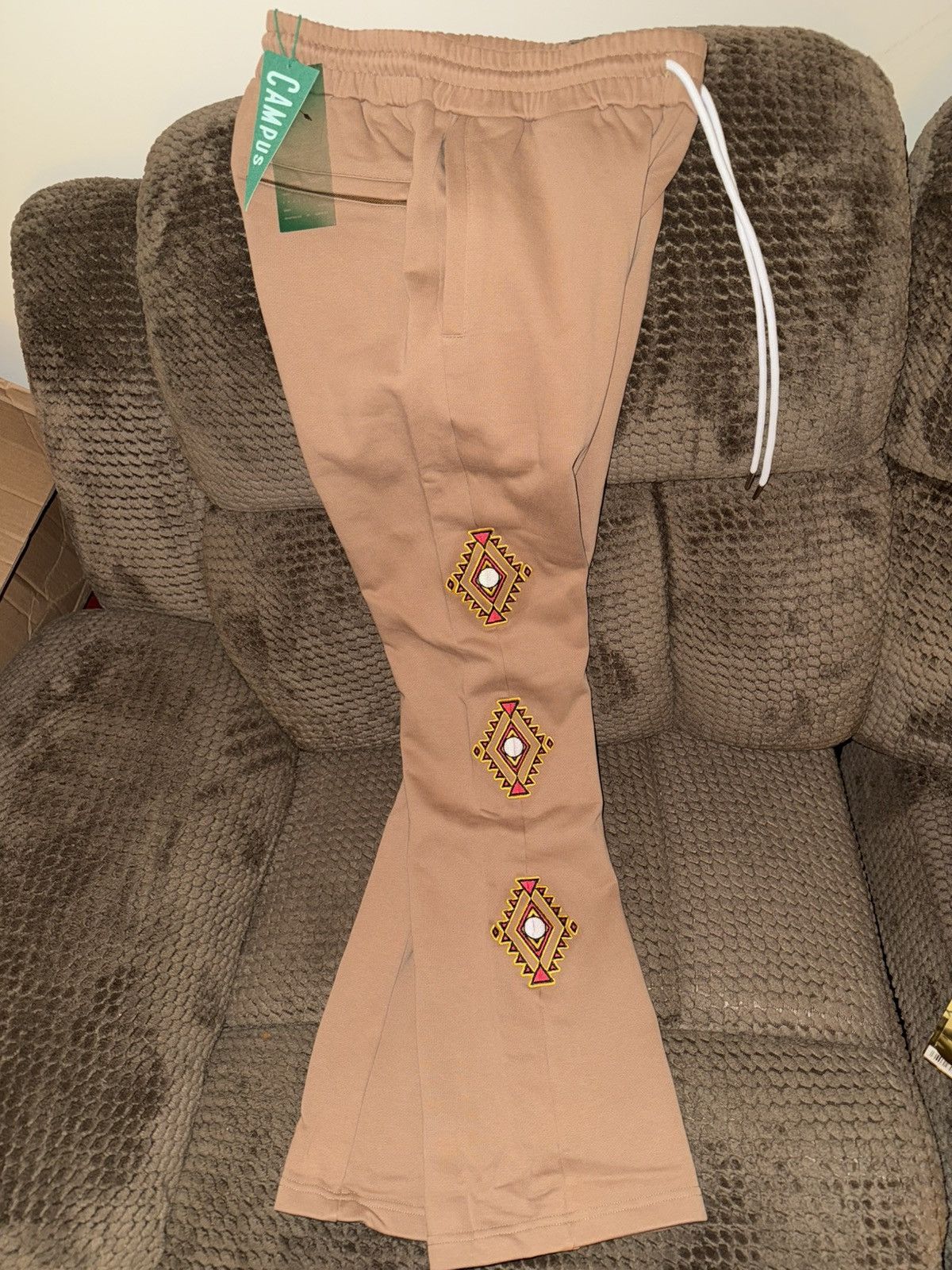Complex Campus Goods x Saints & Sinners NEW! Western Stacked Joggers Size US 32 / EU 48 - 1 Thumbnail