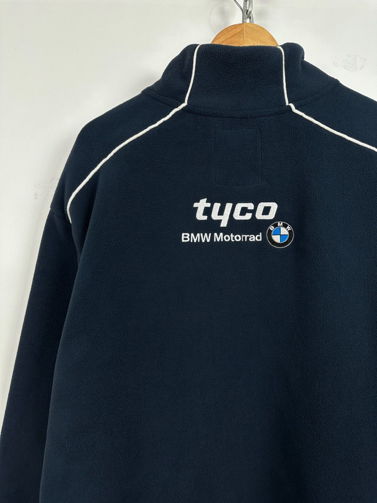 BMW Vintage BMW Tyco Motorrad Racing Fleece Jacket Size US XL / EU 56 / 4 - 14 Thumbnail